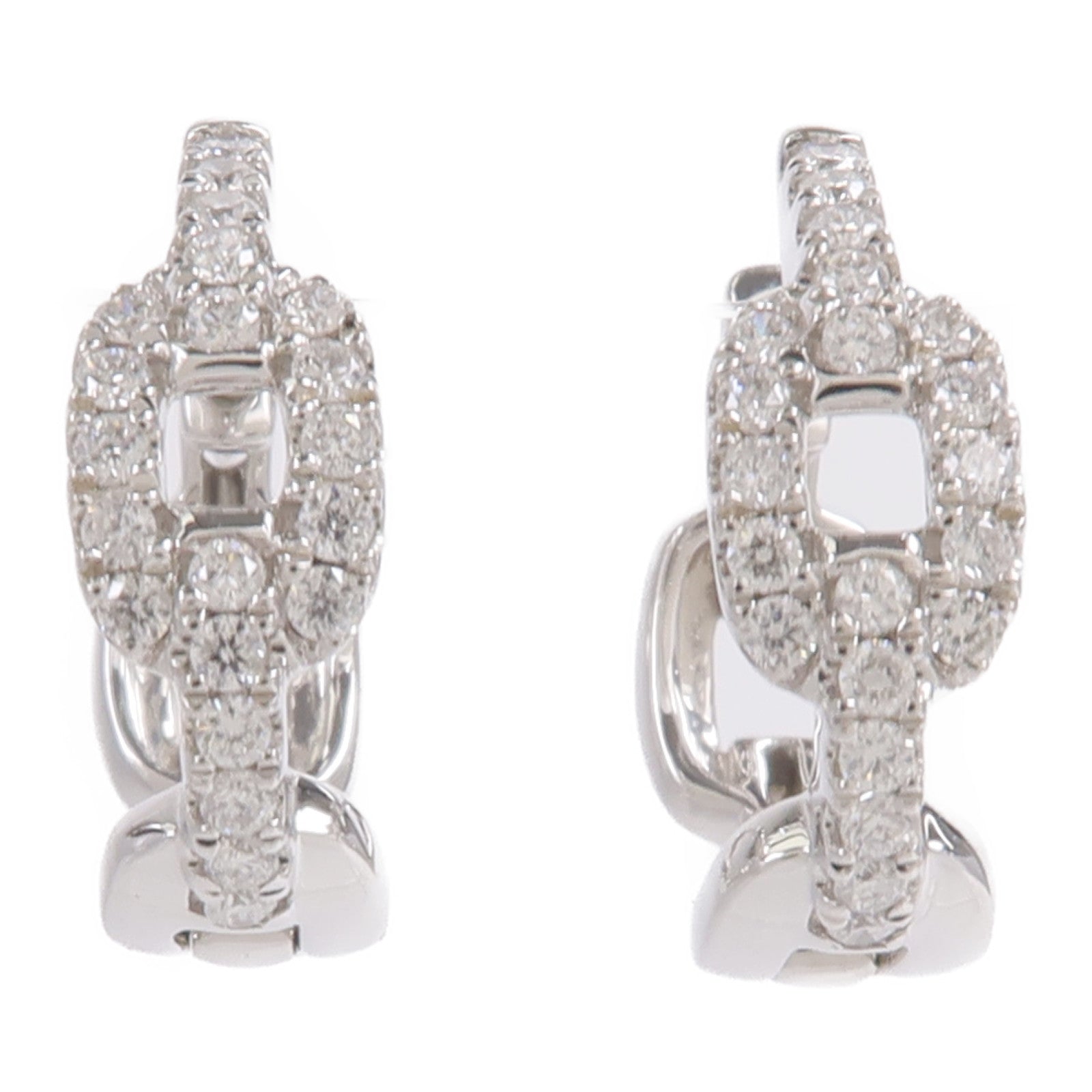 JEWELRY 18K白金Diamond Earrings鑽石耳環