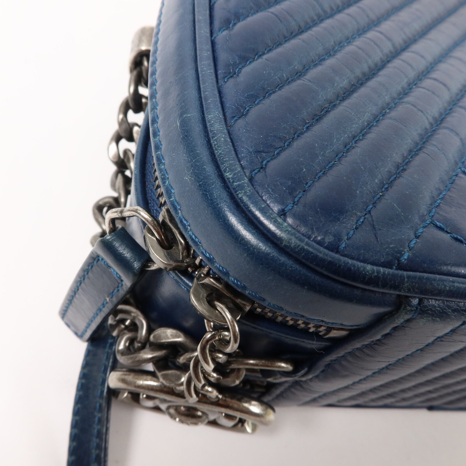 CHANEL 牛皮皮革Chain Shoulder鏈帶肩背袋