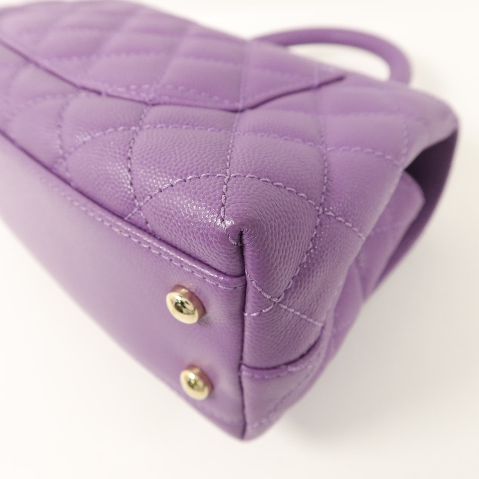 CHANEL 牛皮皮革Coco Handle Small手挽肩背兩用袋