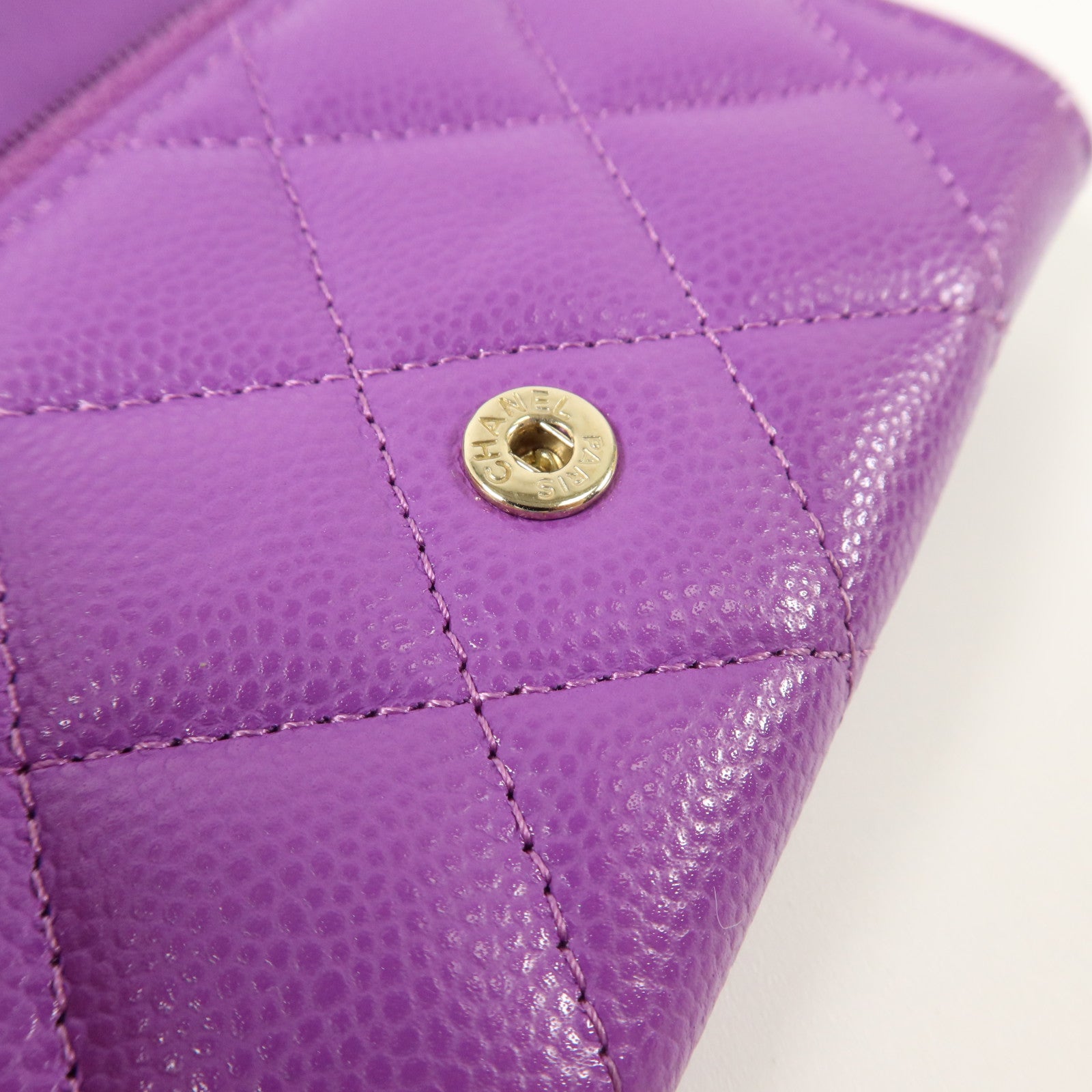 CHANEL 牛皮皮革Classic Flap Card Case金扣卡片套