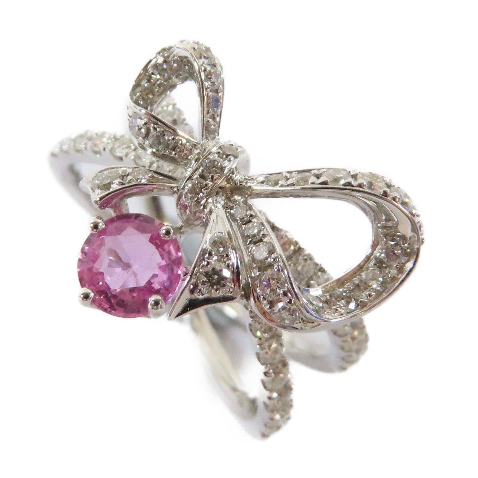 JEWELRY 【激減優惠】18K白金4.4gDiamond Ring鑽石戒指US#6