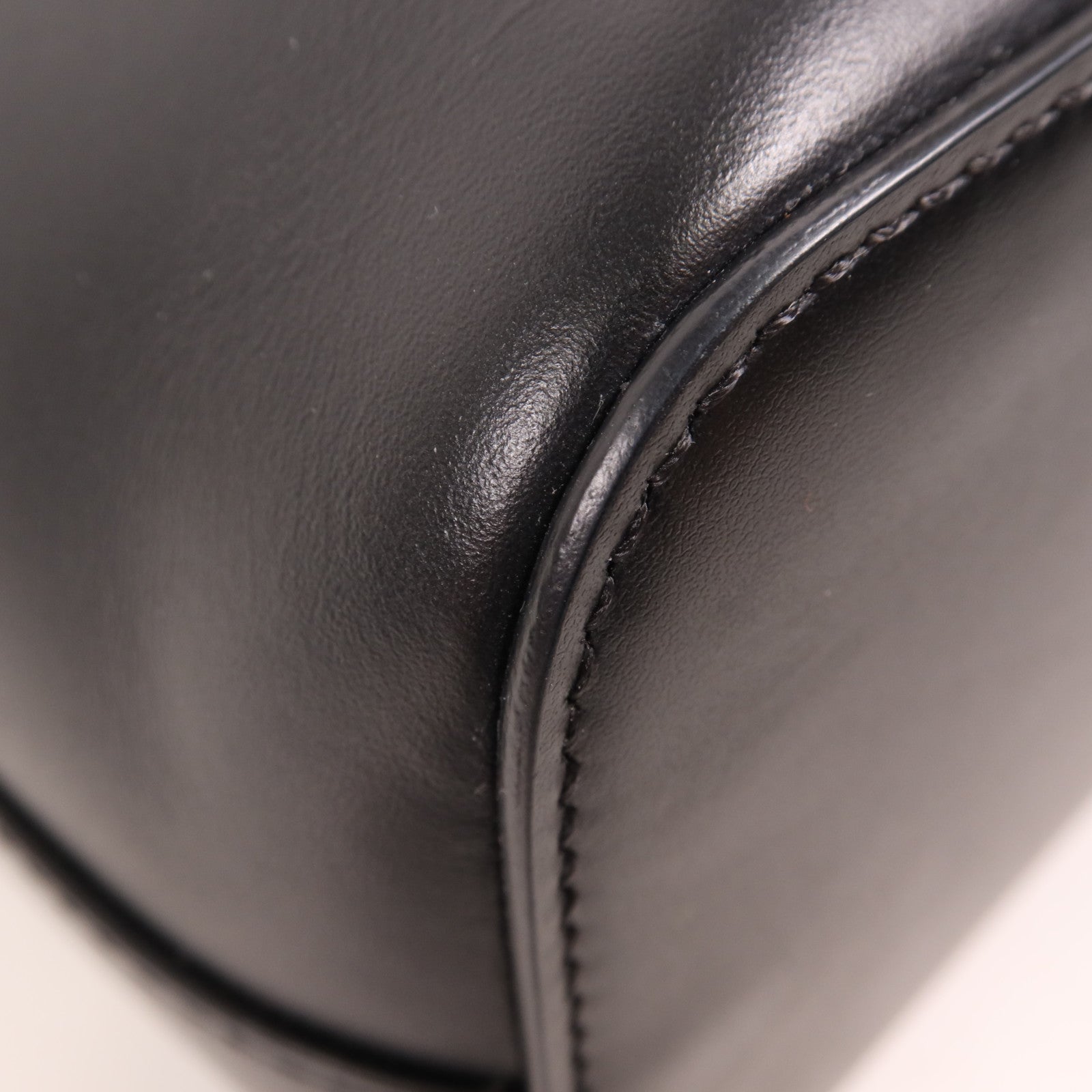 FENDI 牛皮皮革Mon Tresor Mini銀扣手挽肩背兩用袋