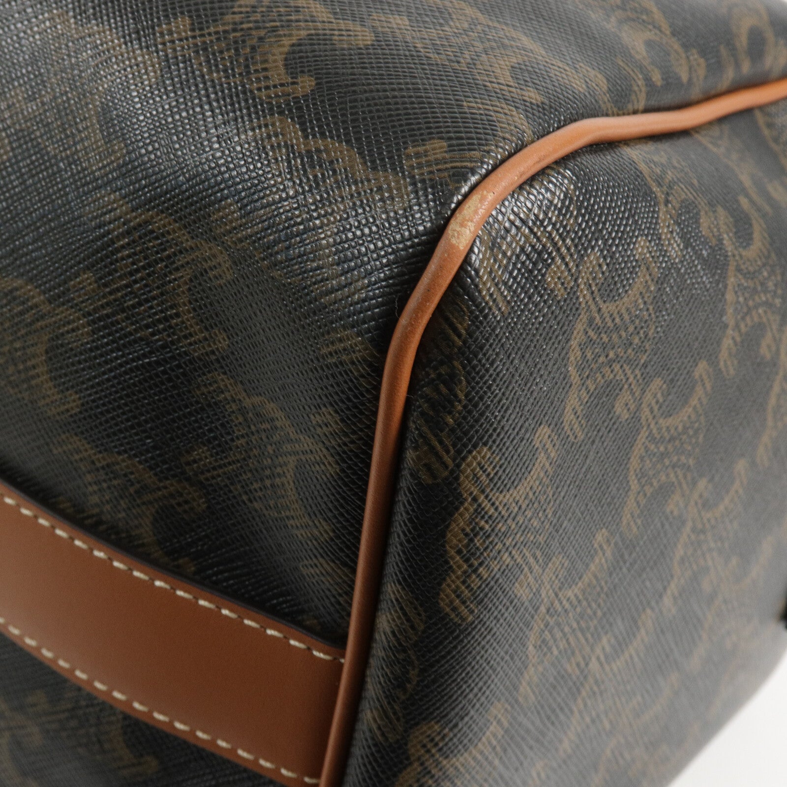 CELINE 塗層帆布2 Way Shoulder Boston手挽肩背兩用袋