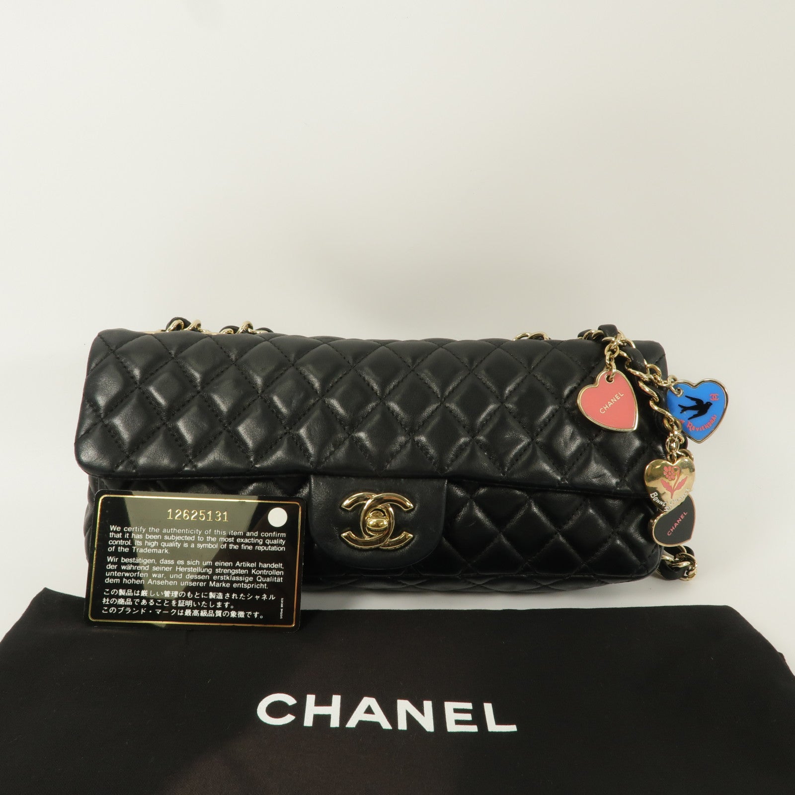 CHANEL 羊皮皮革Chain Shoulder鏈帶肩背袋