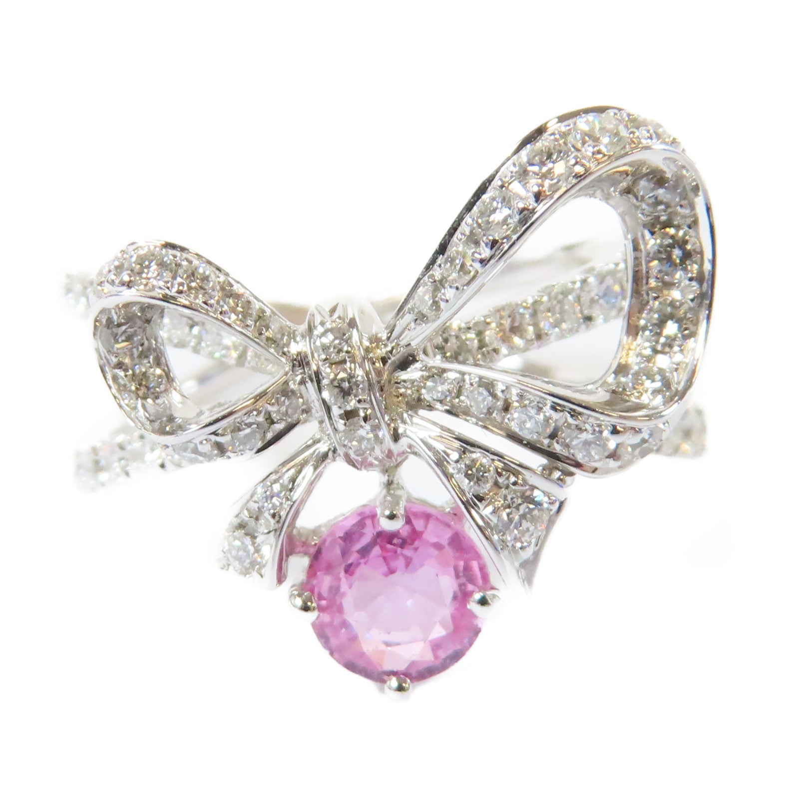 JEWELRY 【激減優惠】18K白金4.4gDiamond Ring鑽石戒指US#6