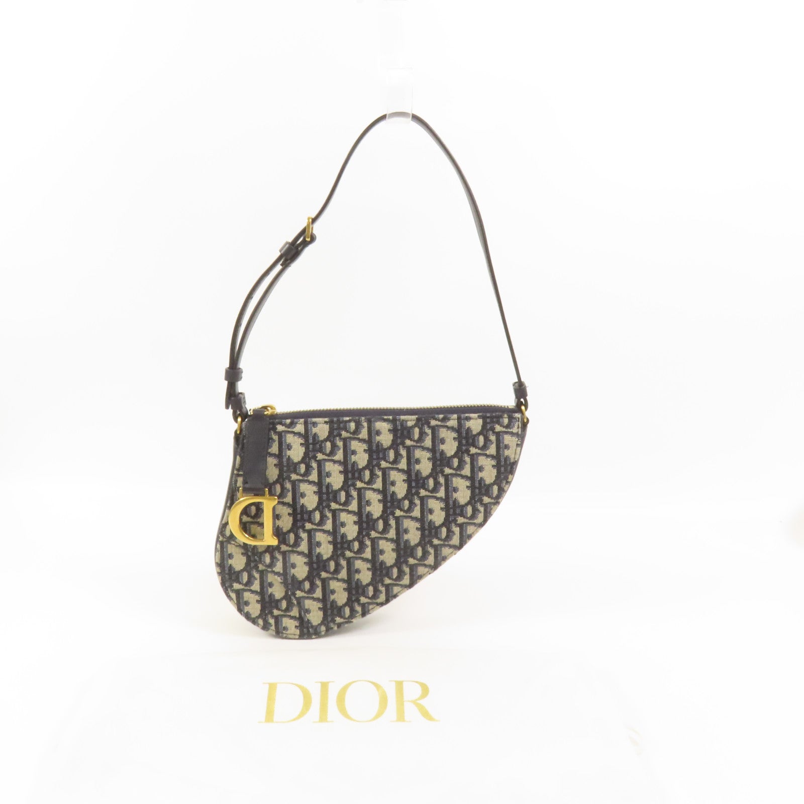 Dior 【激減優惠】帆布Saddle Rodeo金扣肩背袋