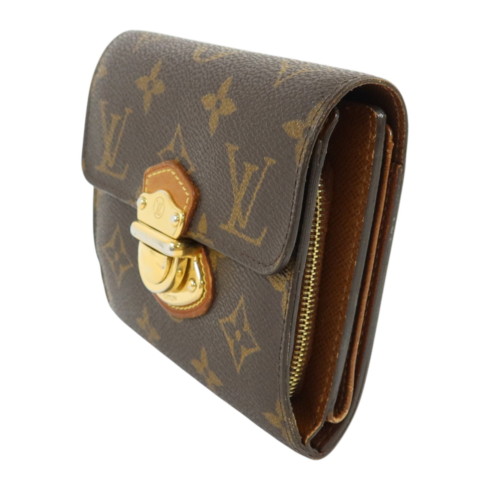 LOUIS VUITTON 【激減優惠】Monogram Joey Wallet金扣錢包