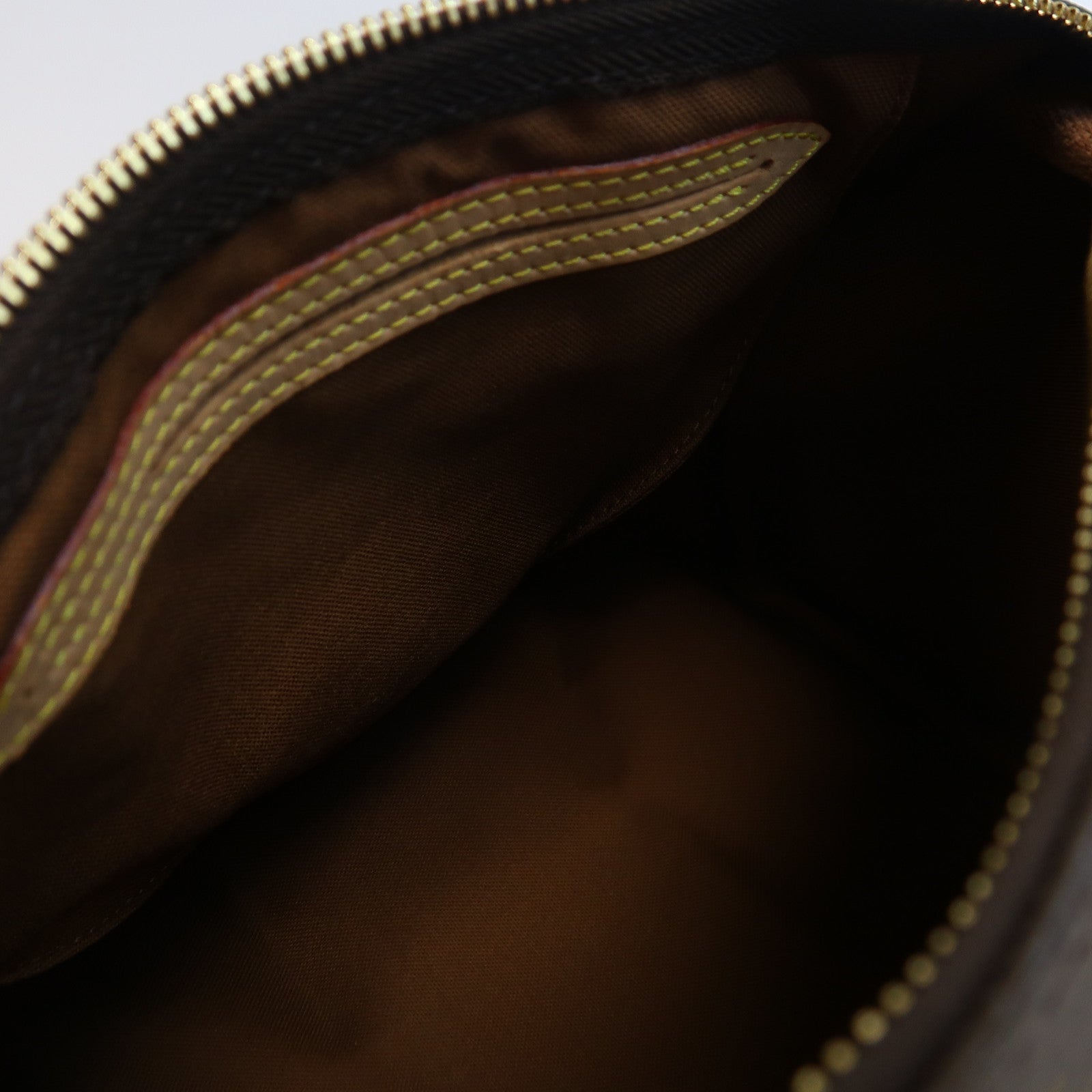 LOUIS VUITTON Monogram Speedy 25金扣手挽袋啡色