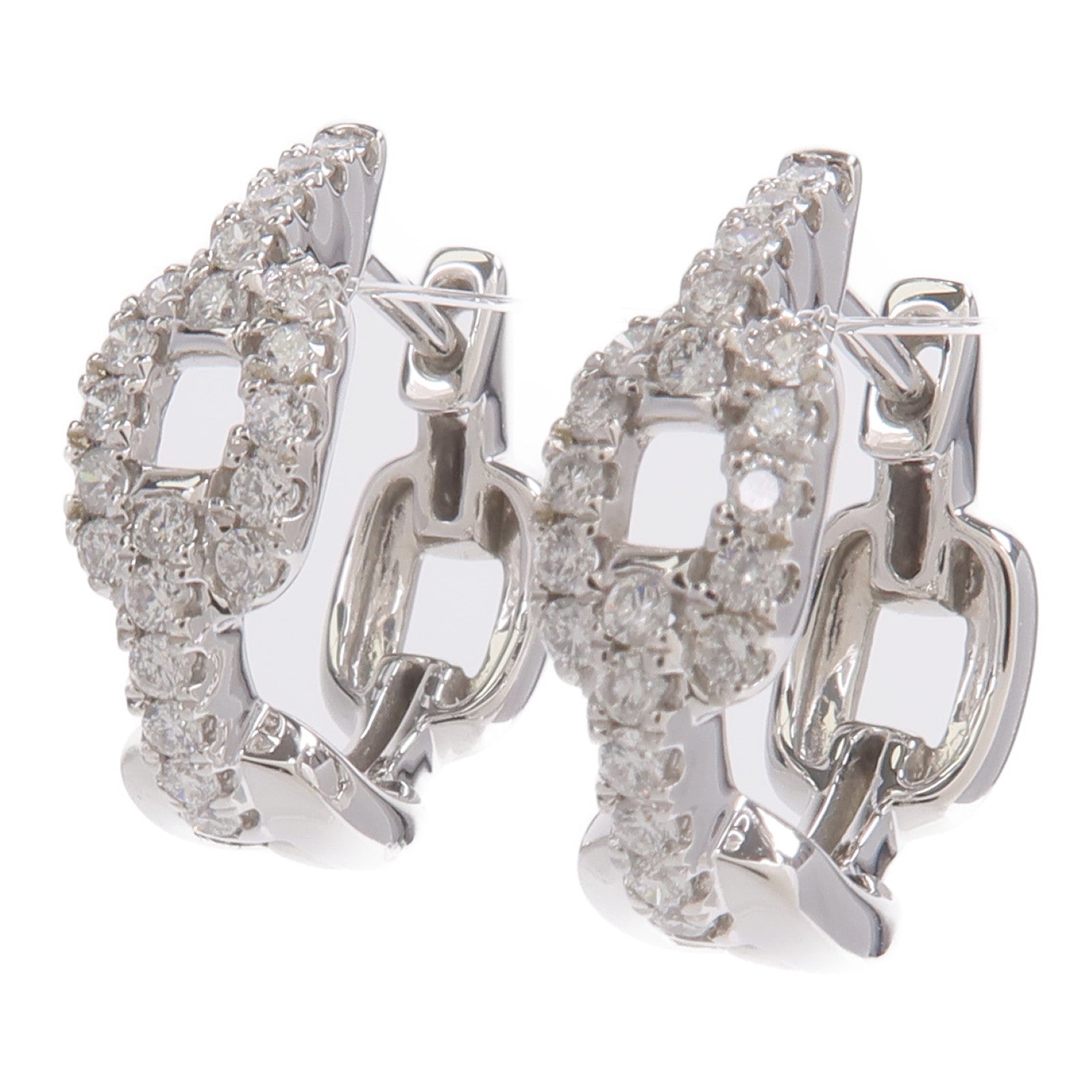 JEWELRY 18K白金Diamond Earrings鑽石耳環
