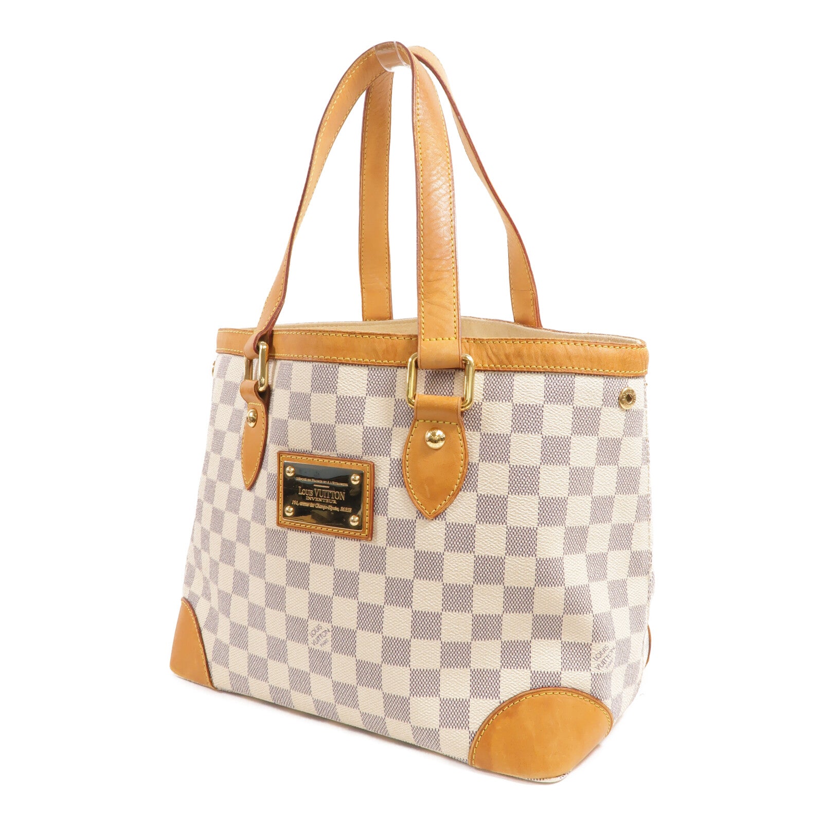 LOUIS VUITTON Damier Azur Hampstead PM肩背袋