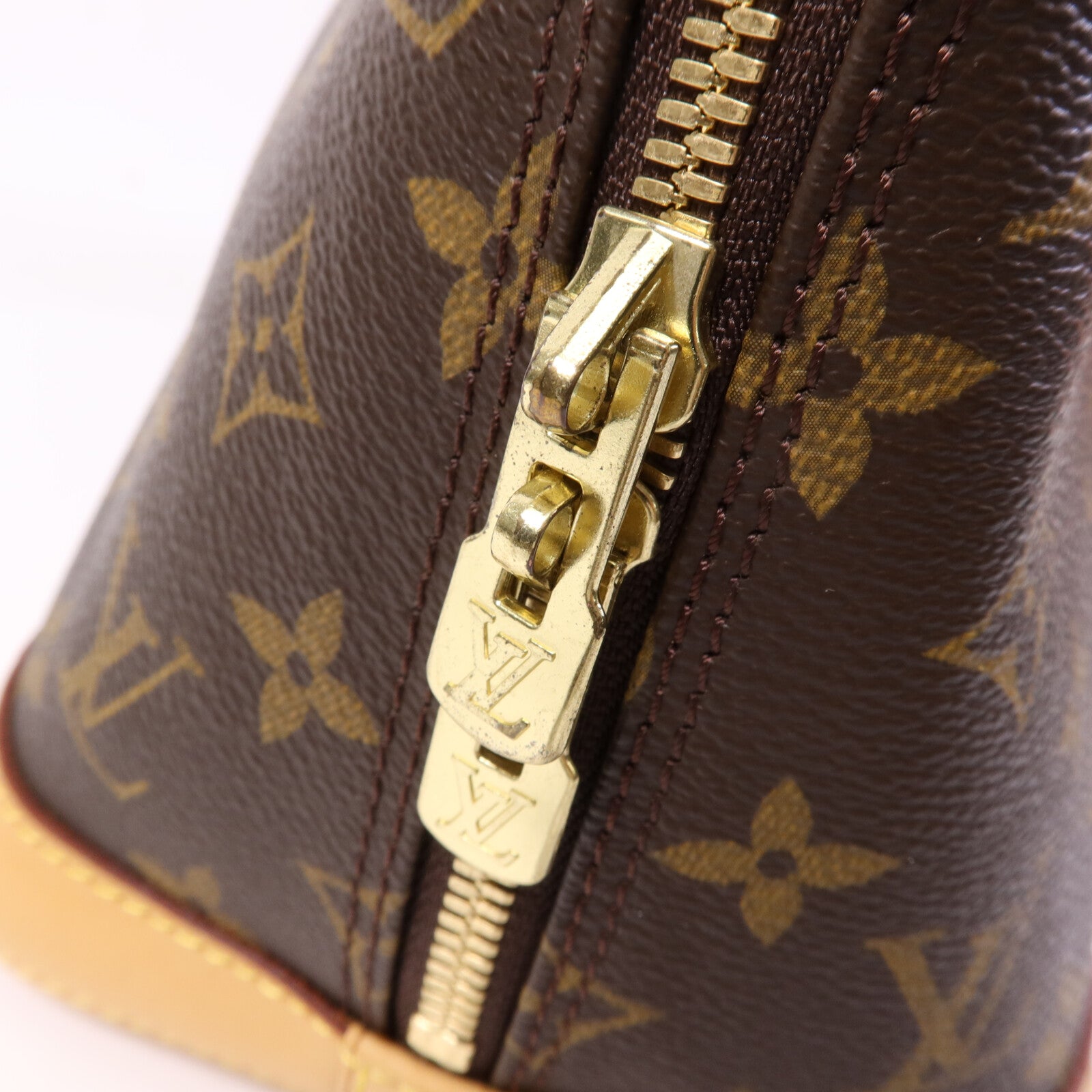 LOUIS VUITTON Monogram Alma PM金扣手挽袋