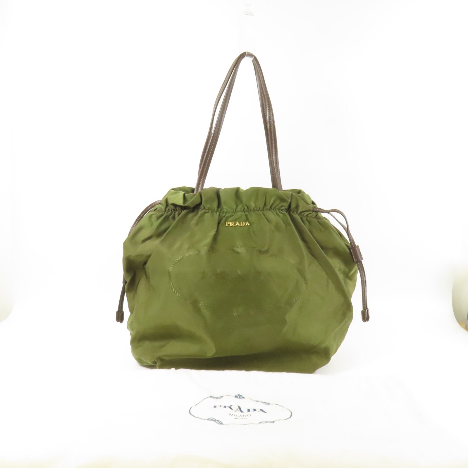 PRADA 尼龍Shoulder Bag金扣肩背袋