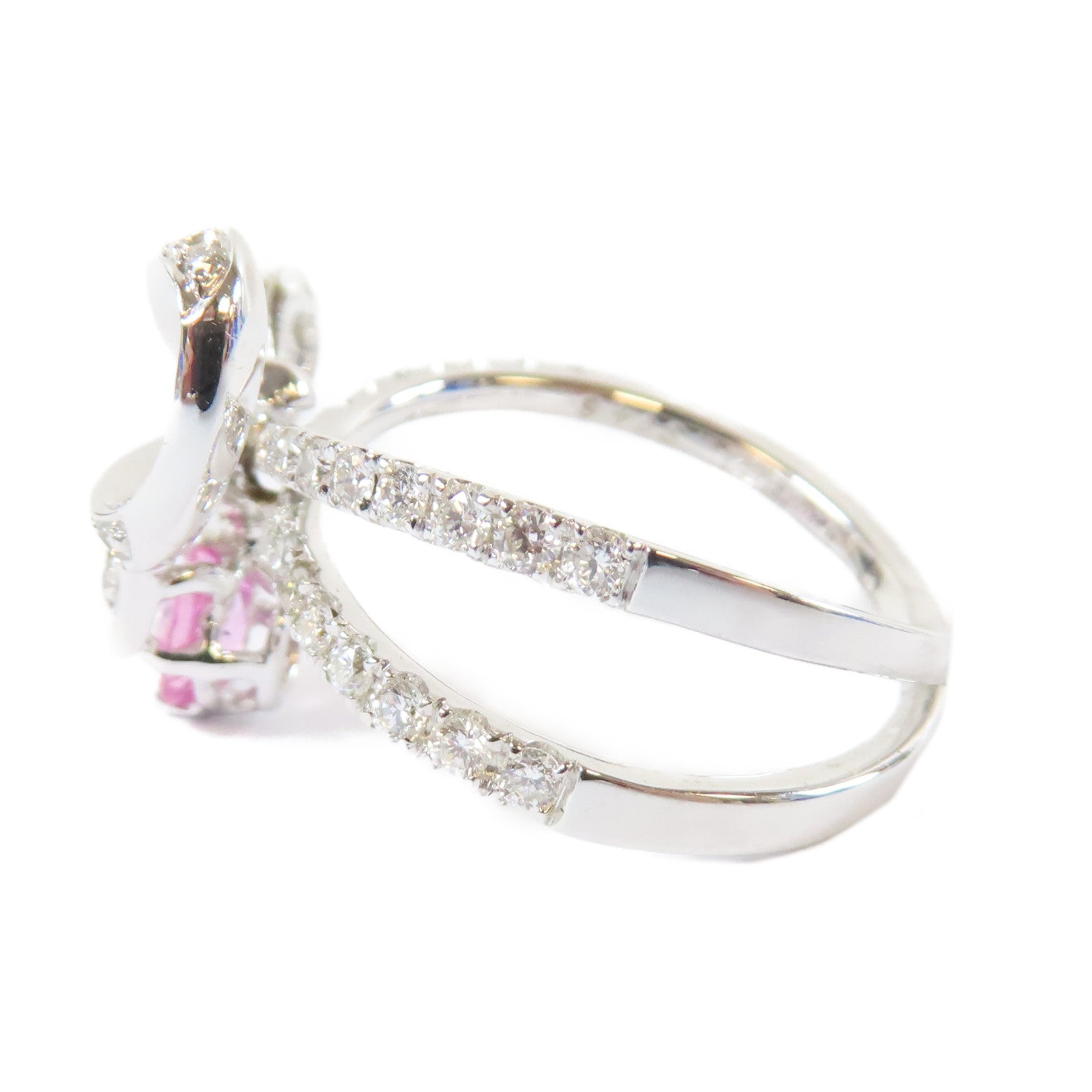 JEWELRY 【激減優惠】18K白金4.4gDiamond Ring鑽石戒指US#6