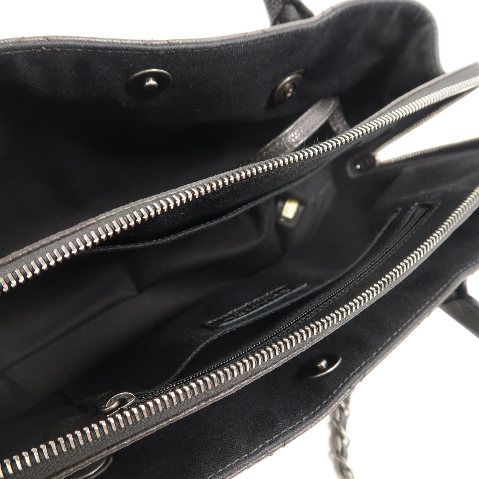 CHANEL 牛皮皮革Chain Shoulder手挽肩背兩用袋