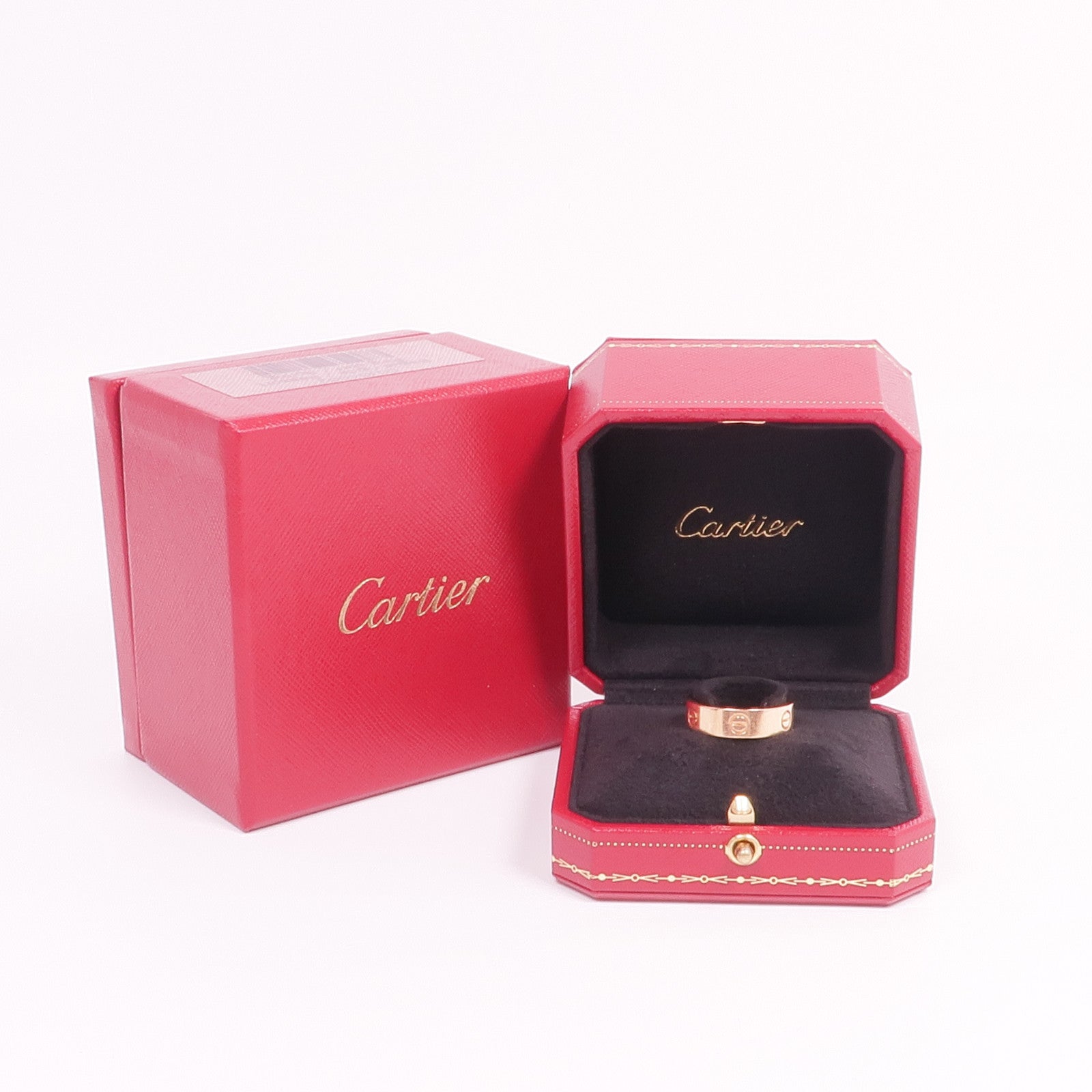 CARTIER 18K玫瑰金Love Ring戒指Cartier#59/US#8.75