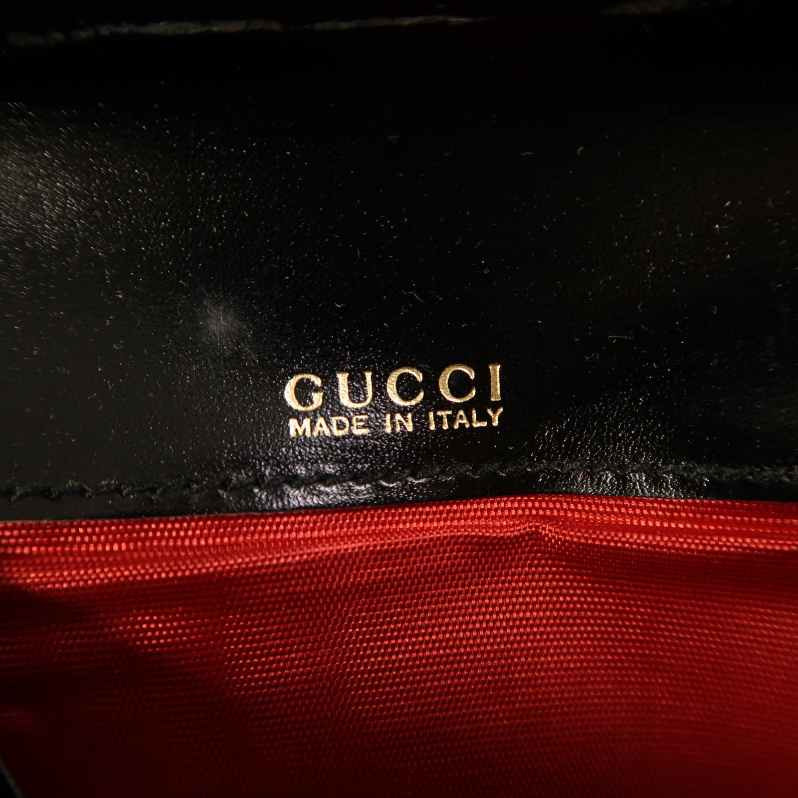 GUCCI 皮革Coin Case Purse金扣零錢包