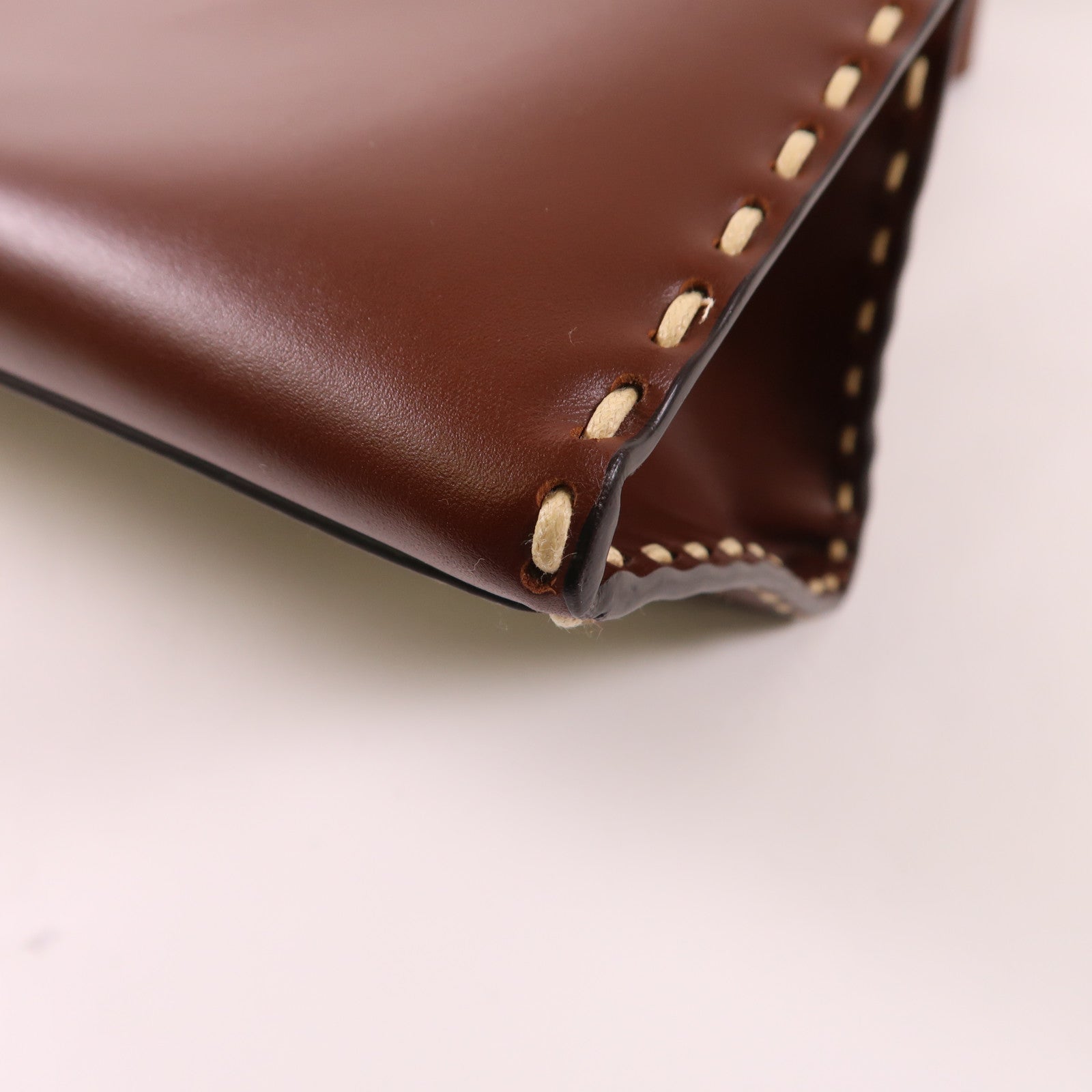 FENDI 牛皮皮革Sunshine Shopping Bag金扣手挽肩背兩用袋