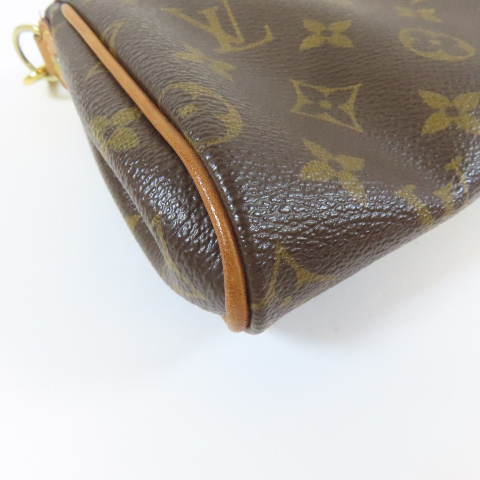 LOUIS VUITTON Monogram Eva金扣手挽肩背兩用袋啡色