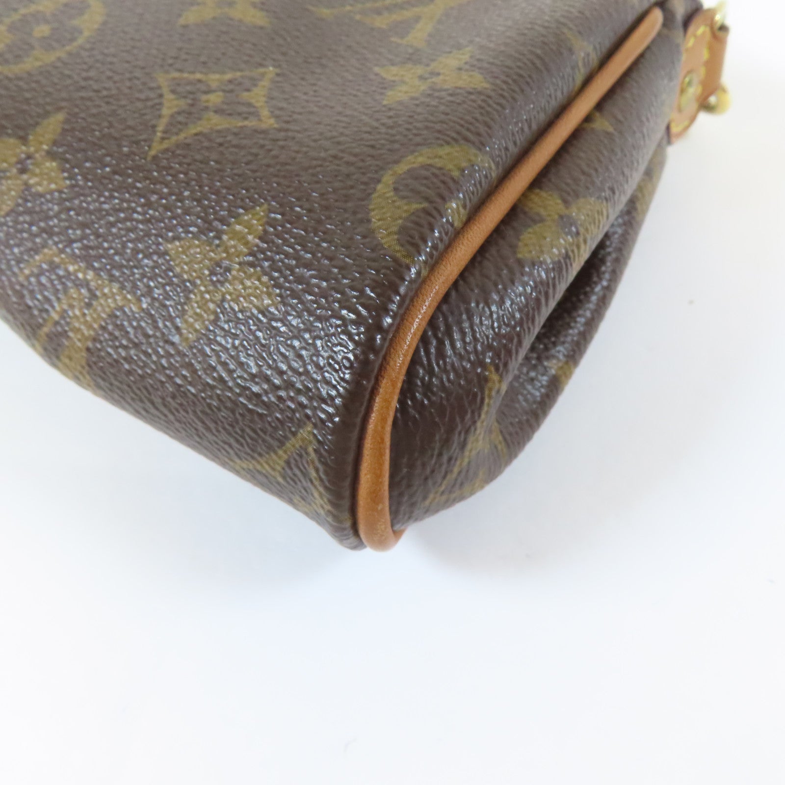 LOUIS VUITTON Monogram Eva金扣手挽肩背兩用袋啡色