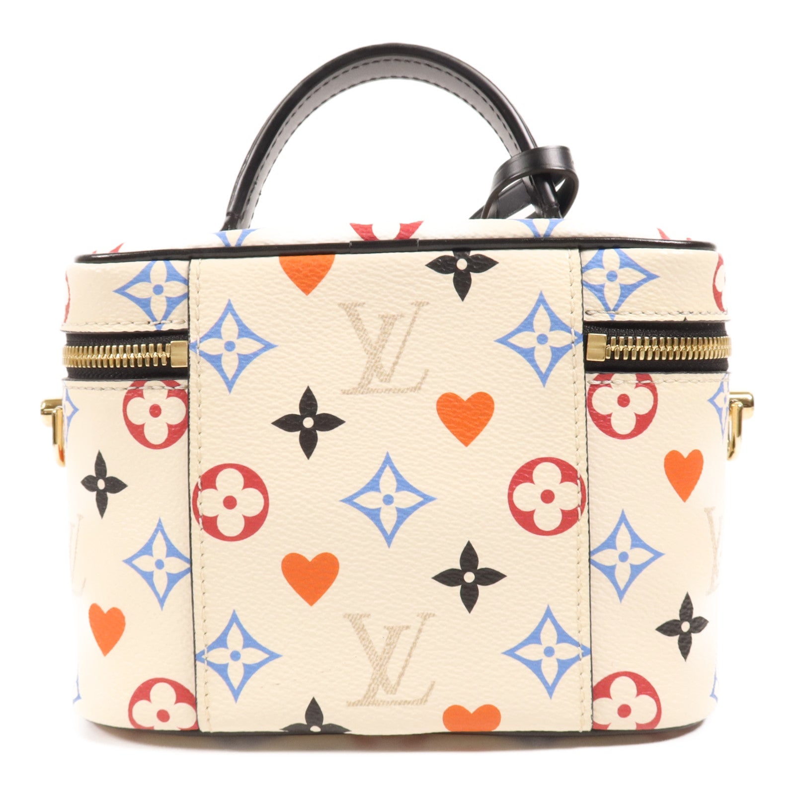 LOUIS VUITTON Monogram Game On Vanity PM金扣鏈帶手挽肩背兩用袋