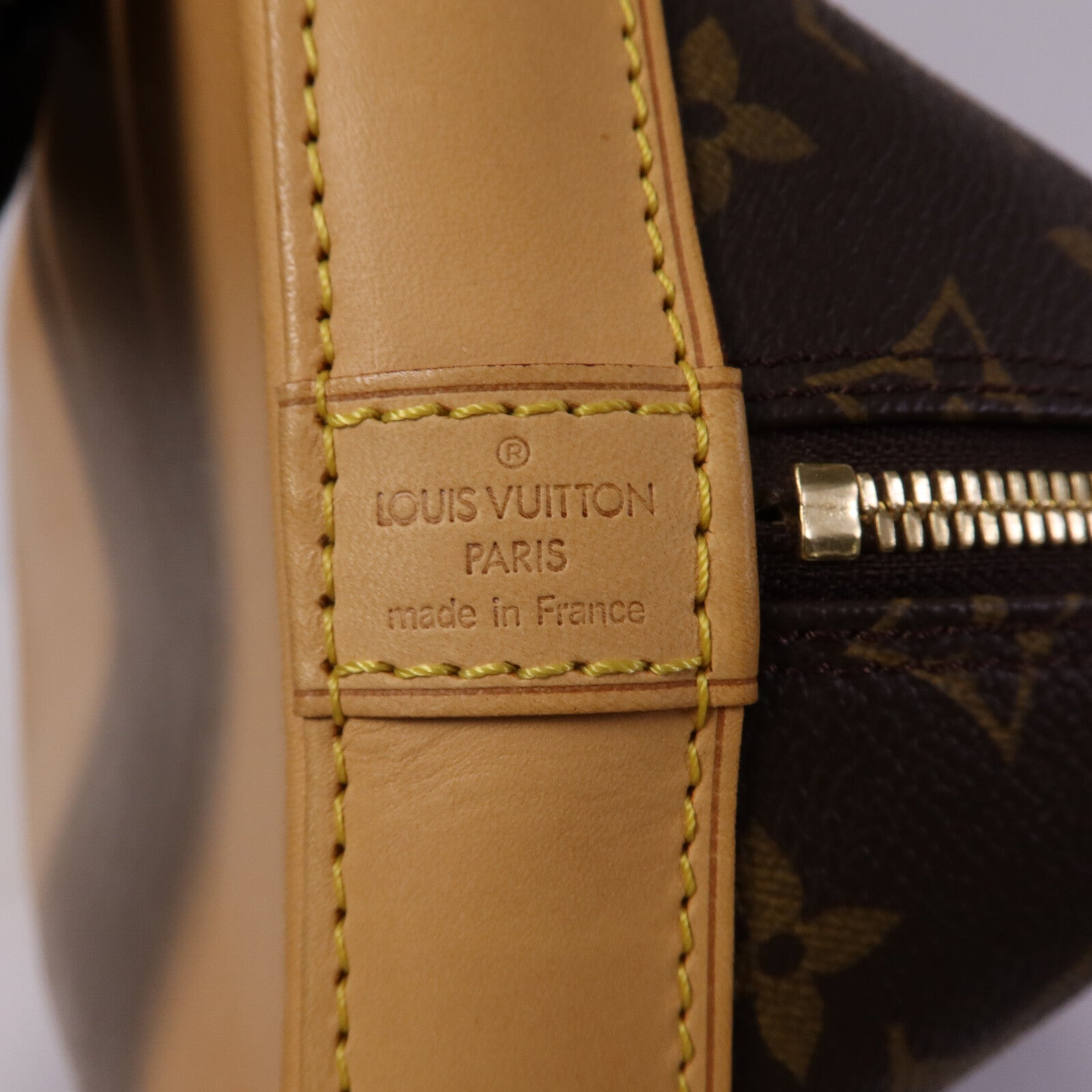 LOUIS VUITTON Monogram Alma PM金扣手挽袋