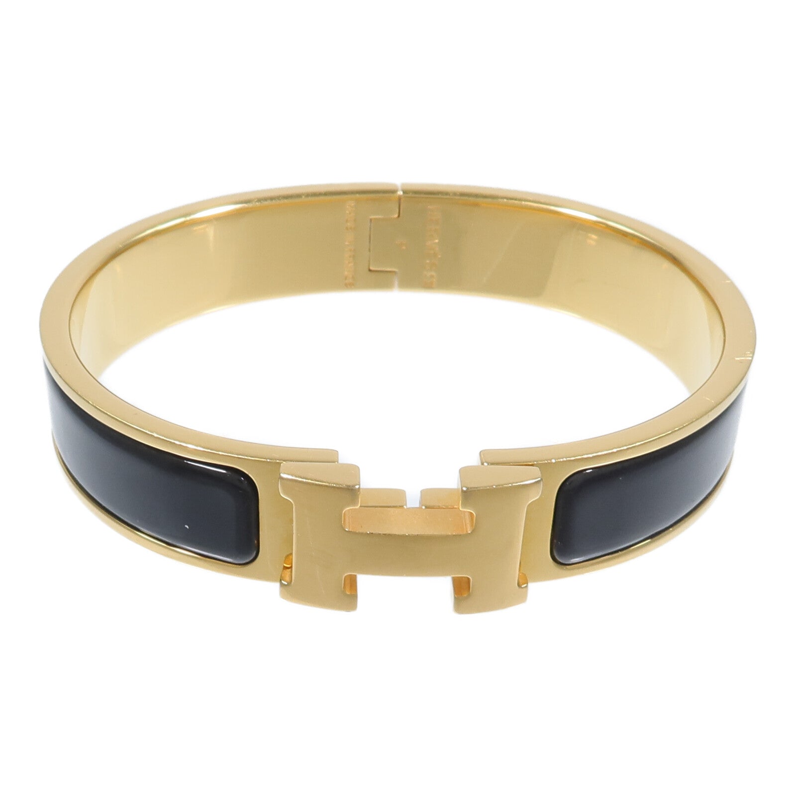 HERMES 琺瑯/金屬Clic H Bracelet手鐲