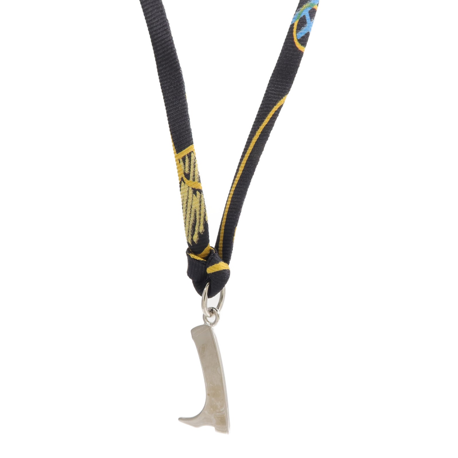 HERMES 【激減優惠】絲質Tourbillon Boot Motif Charm Twilly Ring項鍊
