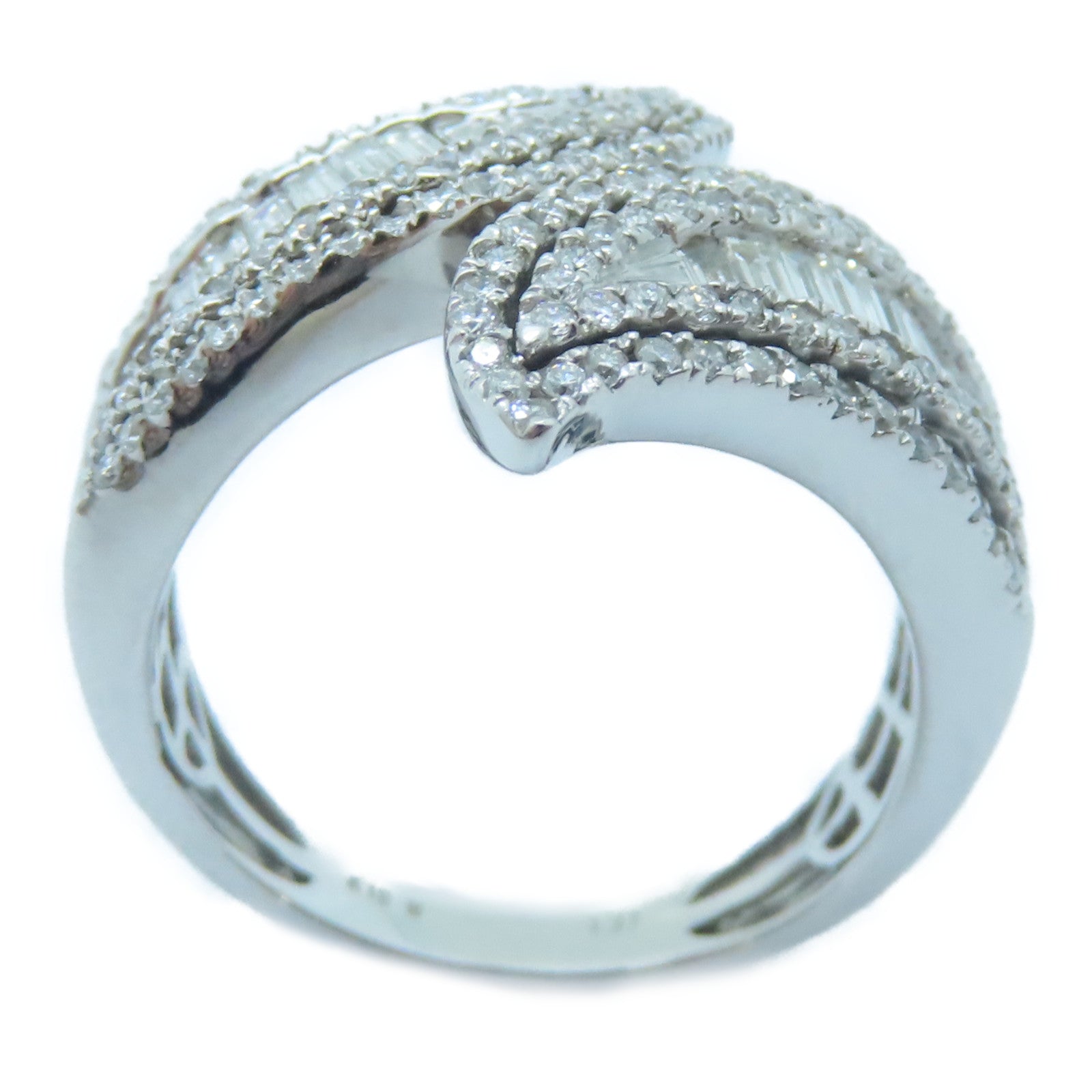 JEWELRY 18K白金Diamond Ring 1.37ct鑽石戒指US#7