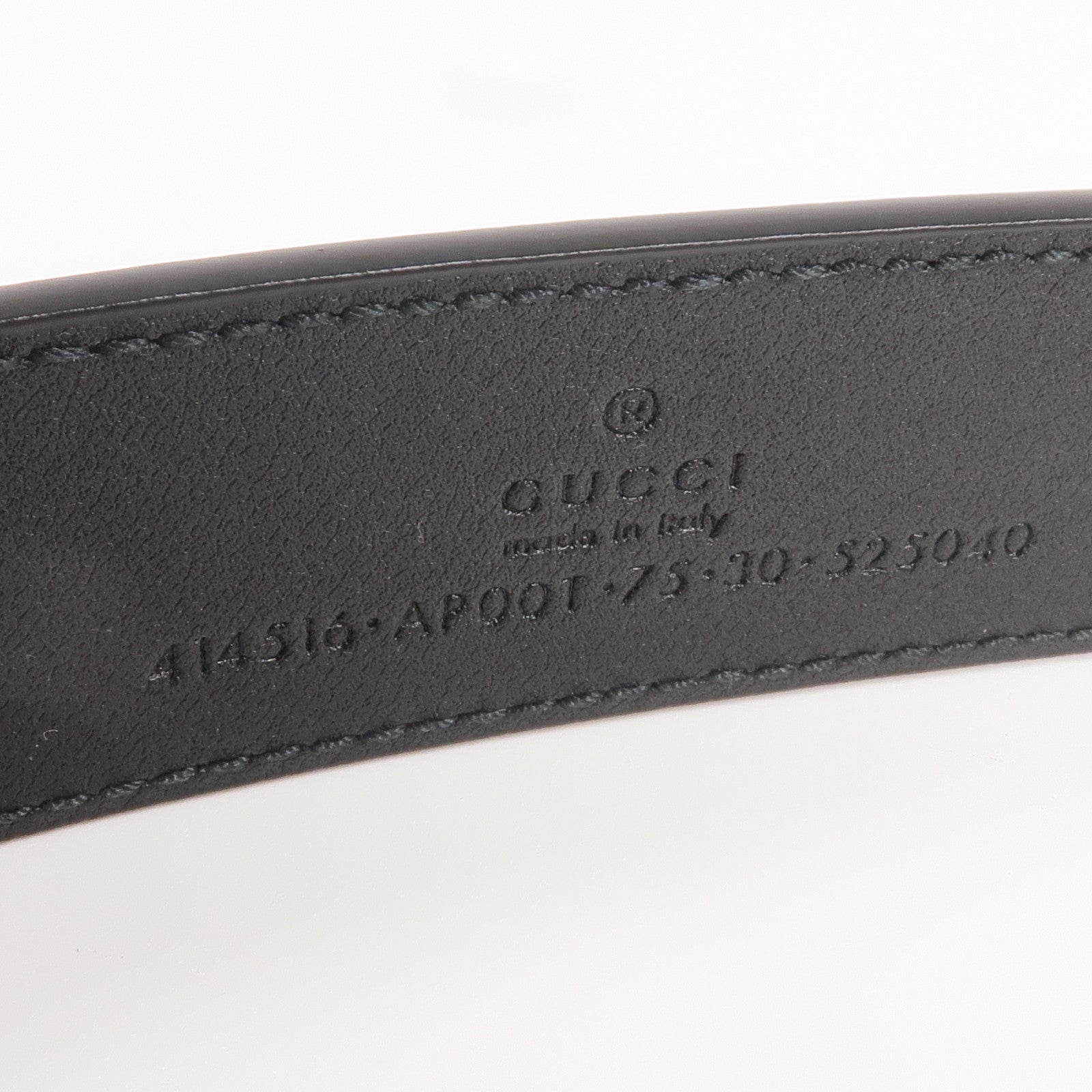 GUCCI 牛皮皮革Belt金扣皮帶