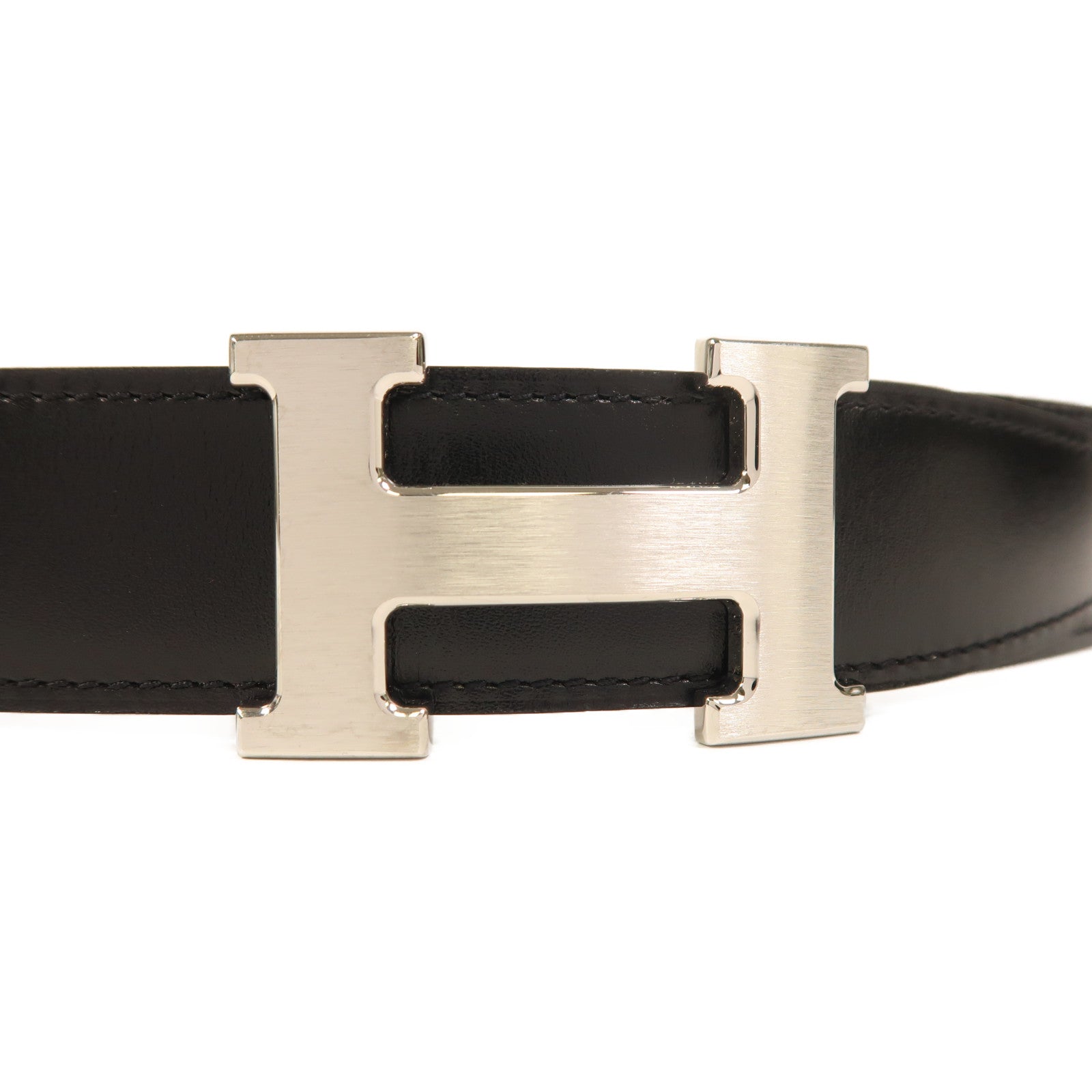 HERMES Togo皮革H Belt皮帶Chocolate