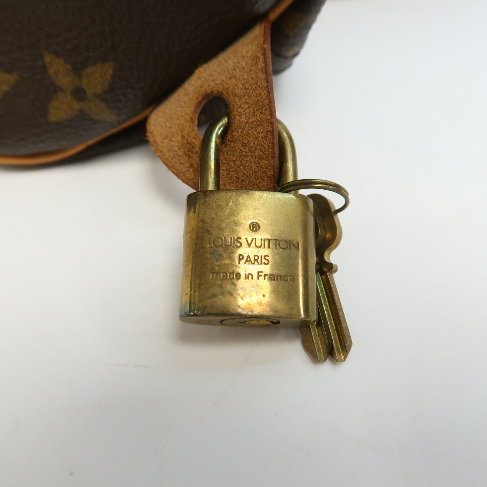 LOUIS VUITTON Monogram Speedy 25金扣手挽袋啡色