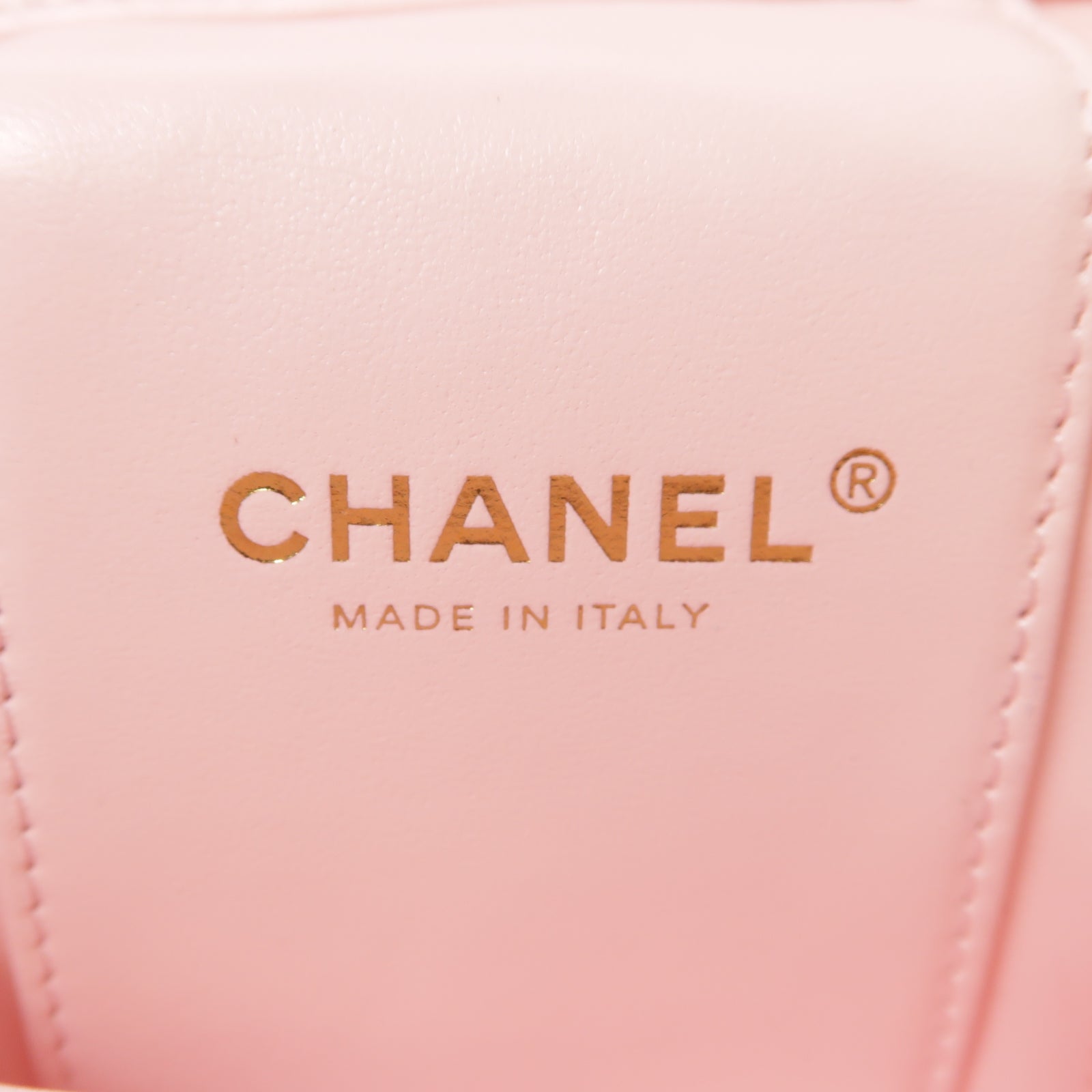 CHANEL 菱格Caviar皮革2 Way Shoulder金扣肩背袋粉紅色