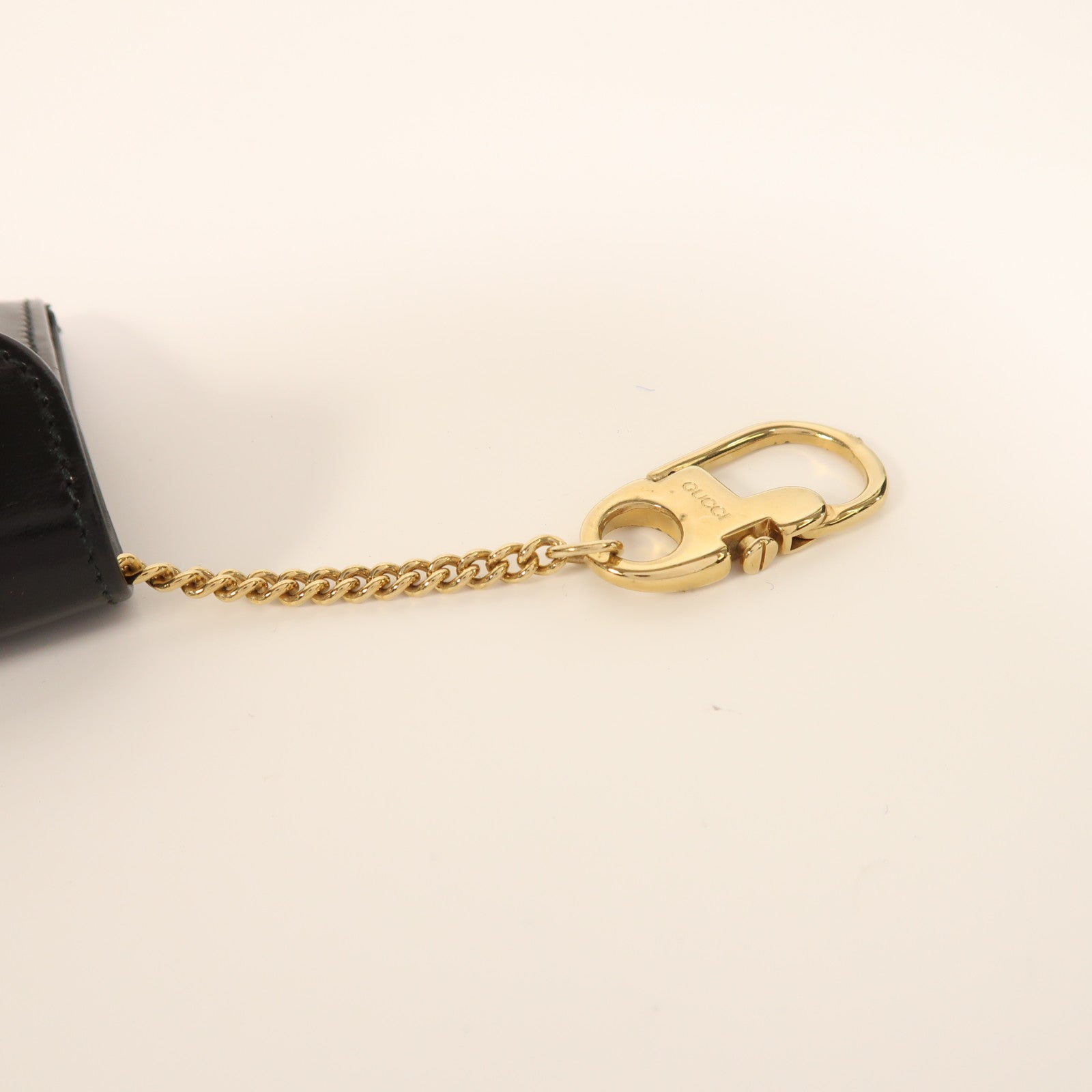 GUCCI 皮革Coin Case Purse金扣零錢包