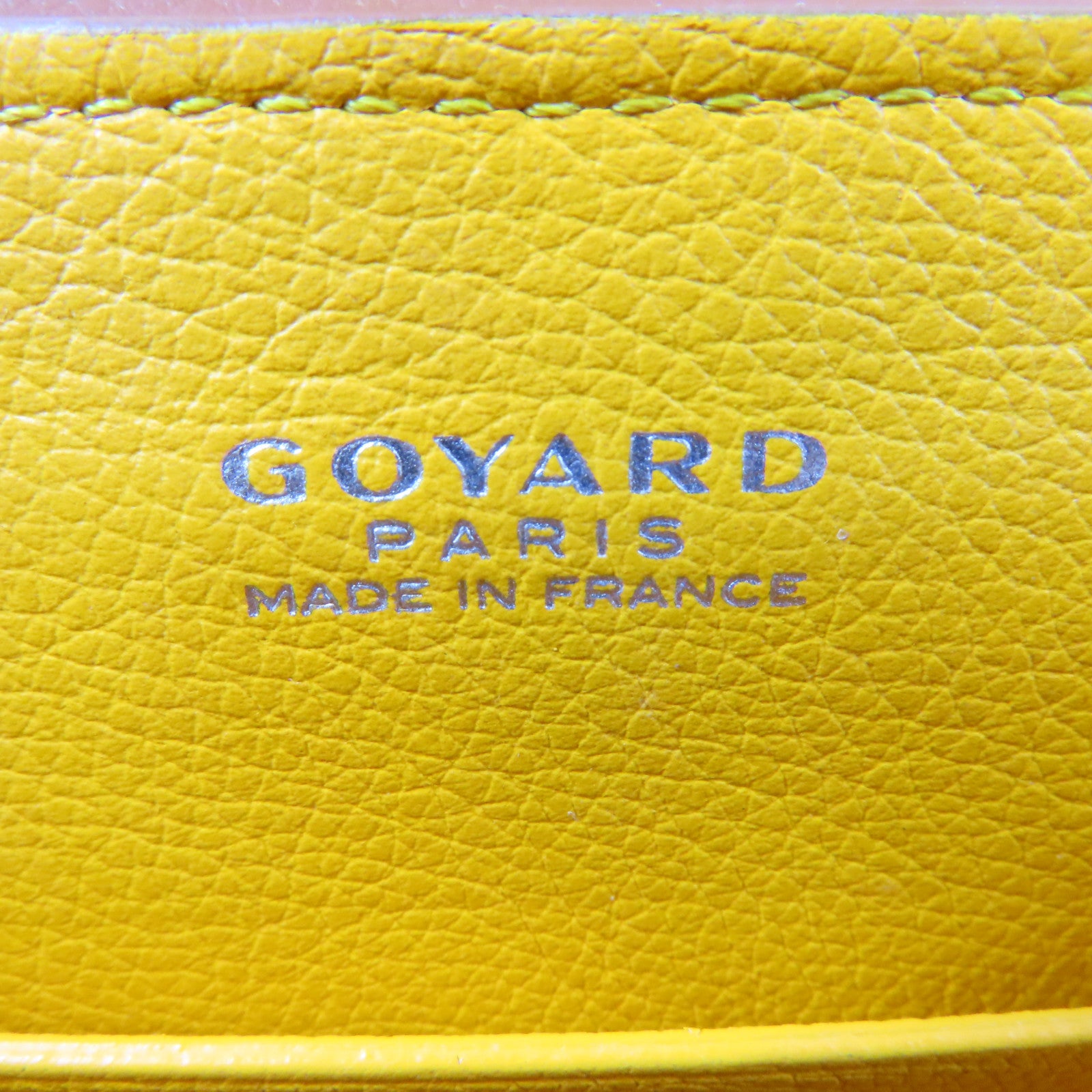 GOYARD 牛皮皮革/塗層帆布Mini Goyardine Saigon手挽肩背兩用袋啡色/黑色