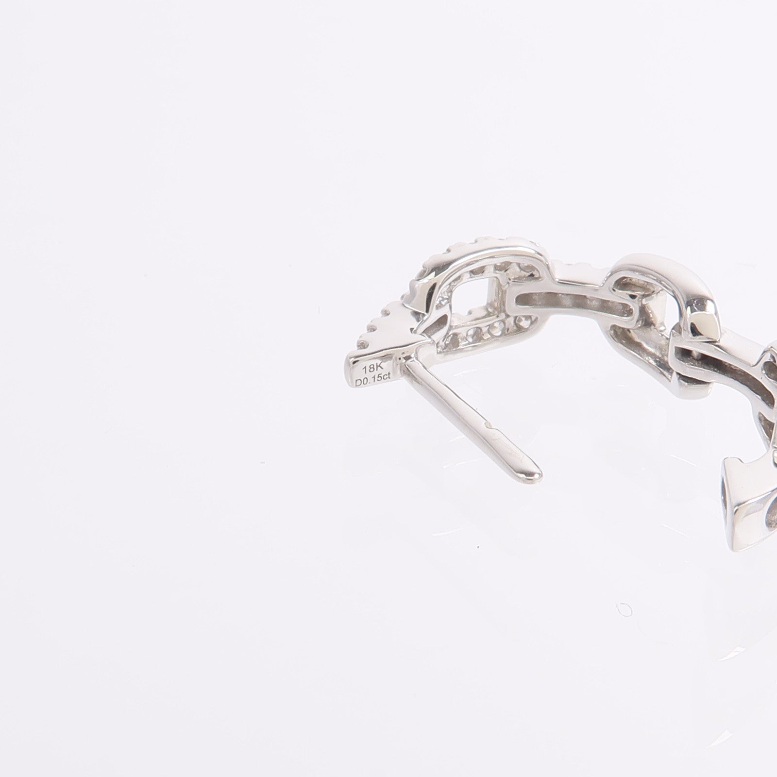 JEWELRY 18K白金Diamond Earrings鑽石耳環