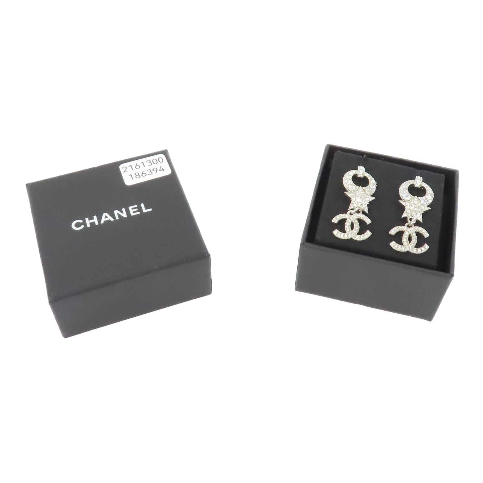 CHANEL 金屬Earrings耳環銀色