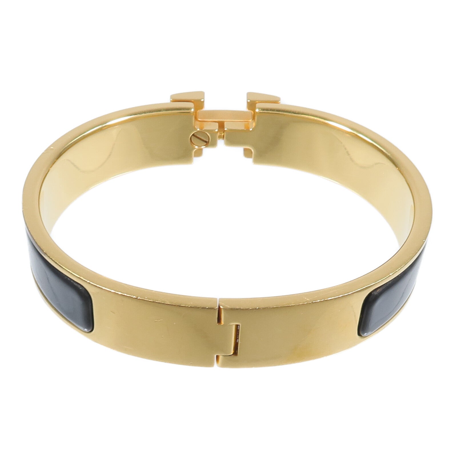 HERMES 琺瑯/金屬Clic H Bracelet手鐲