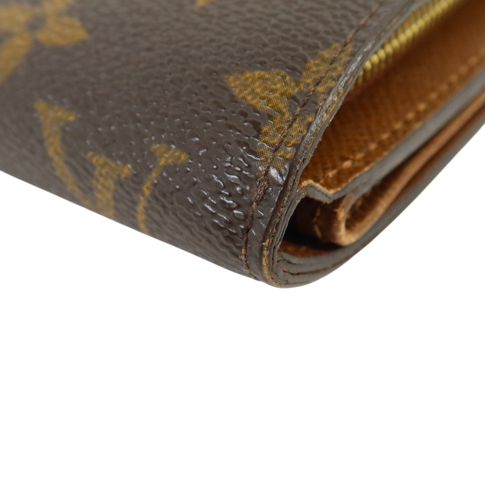 LOUIS VUITTON 【激減優惠】Monogram Joey Wallet金扣錢包