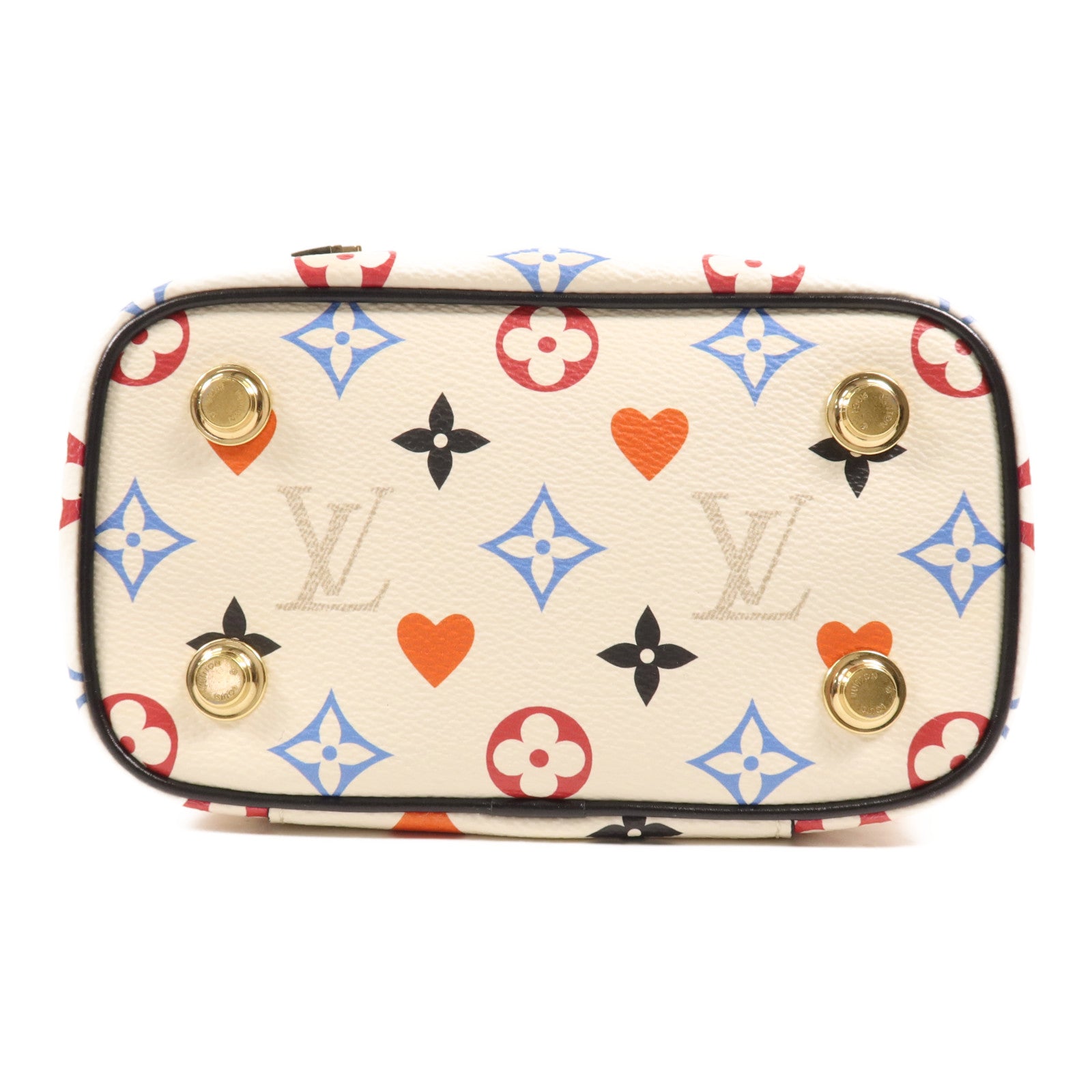 LOUIS VUITTON Monogram Game On Vanity PM金扣鏈帶手挽肩背兩用袋