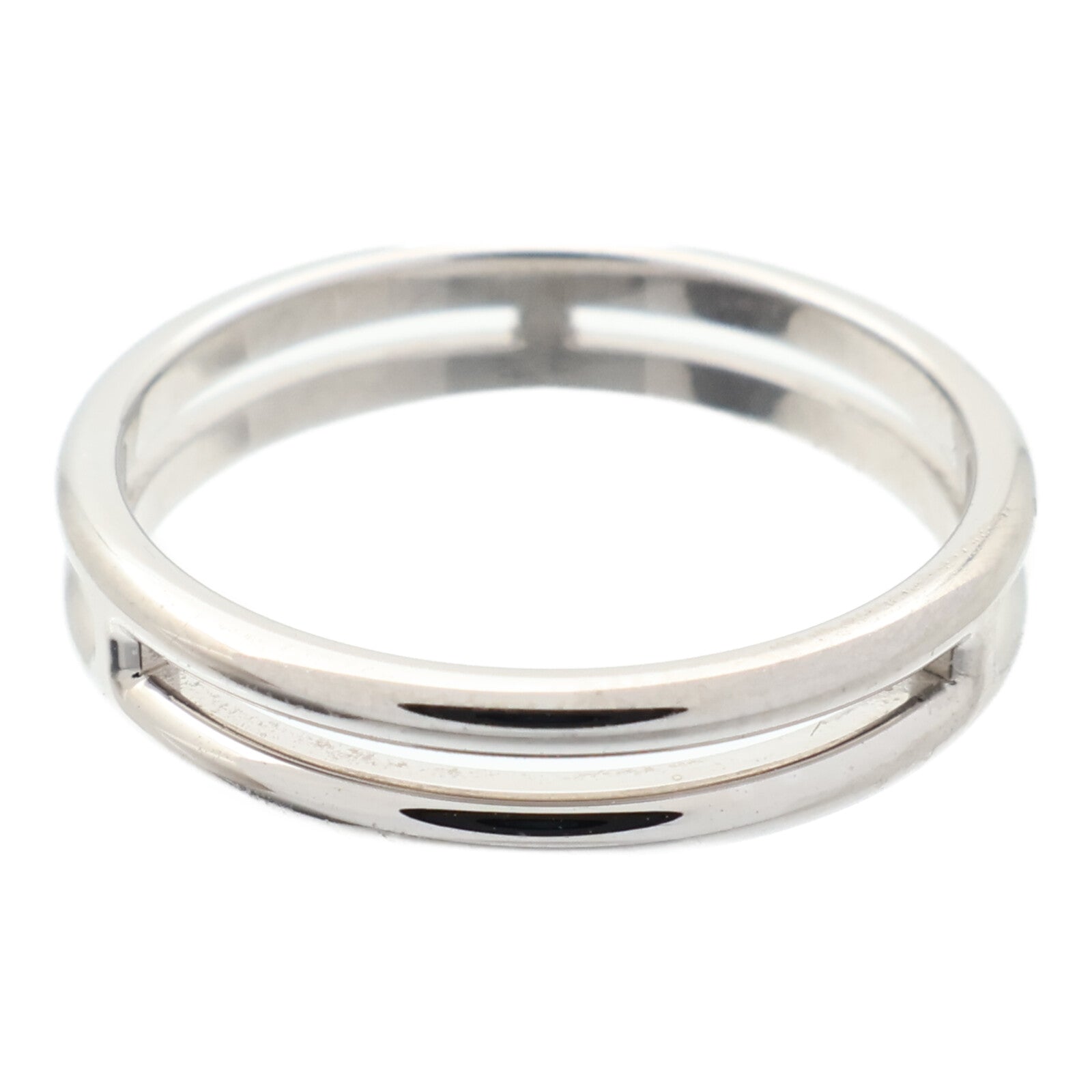 HERMES 18K白金Ariane Ring戒指US#5.75/HERMES#51