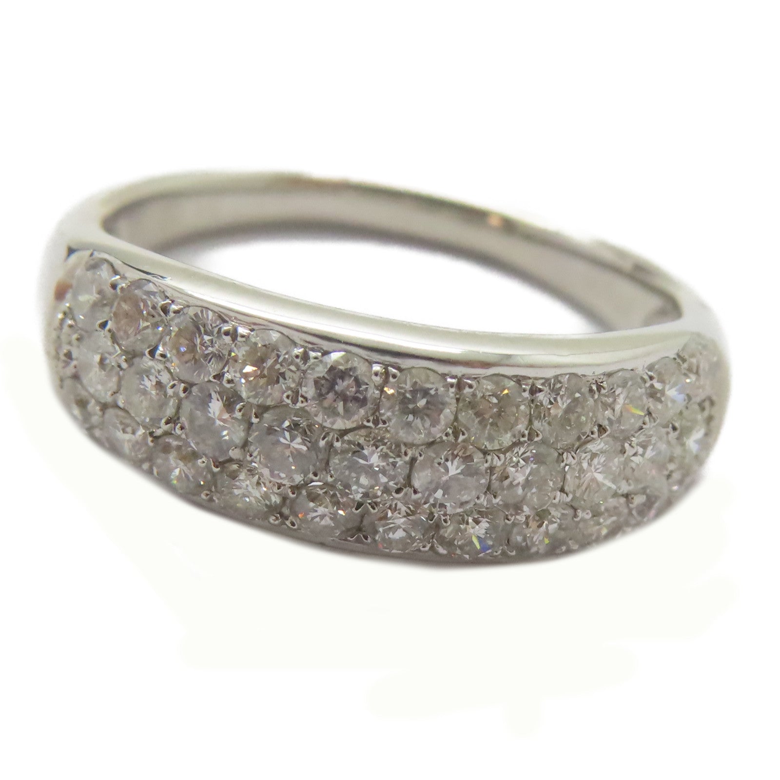 JEWELRY PT900鉑金Diamond Ring 1.00ct鑽石戒指US#7.25