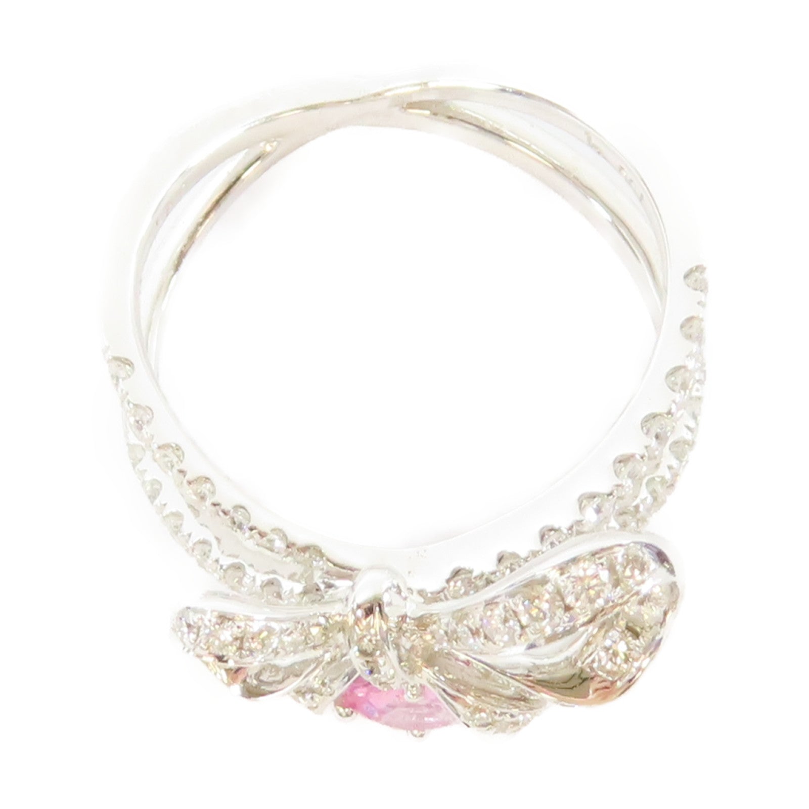 JEWELRY 【激減優惠】18K白金4.4gDiamond Ring鑽石戒指US#6