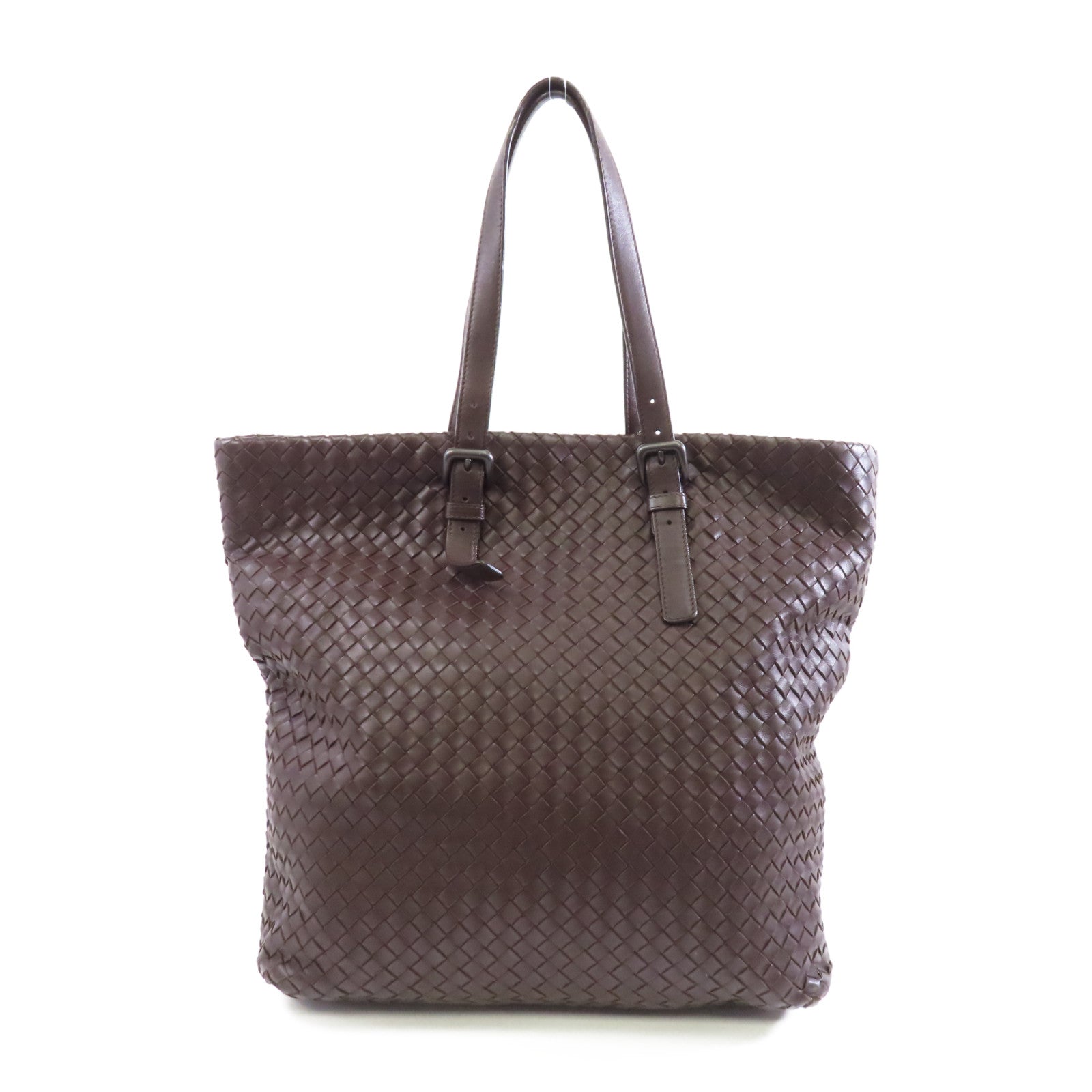 BOTTEGA VENETA 織紋皮革Tote Bag手挽袋棕色