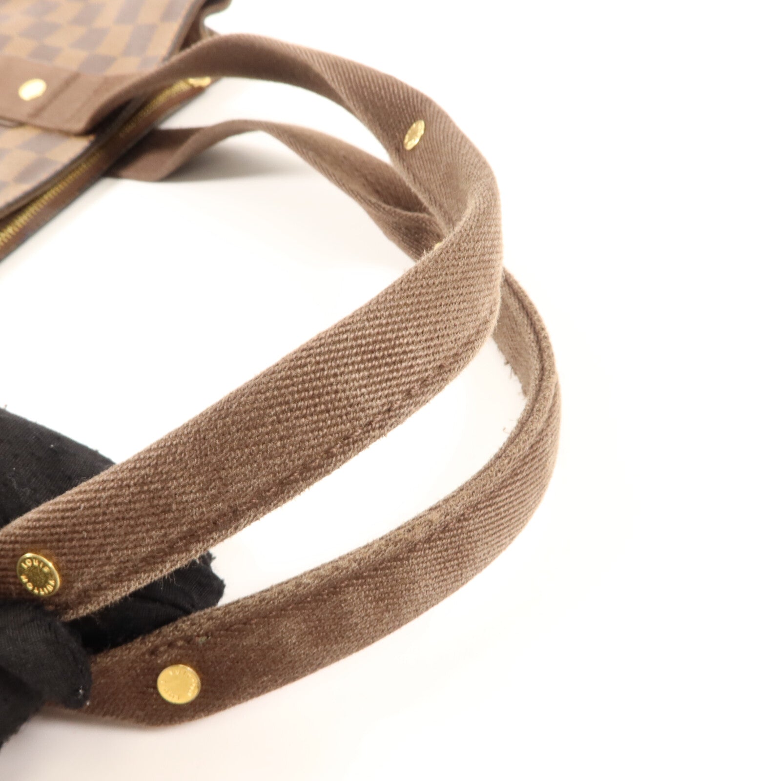 LOUIS VUITTON Damier Beaubourg金扣肩背袋棕色