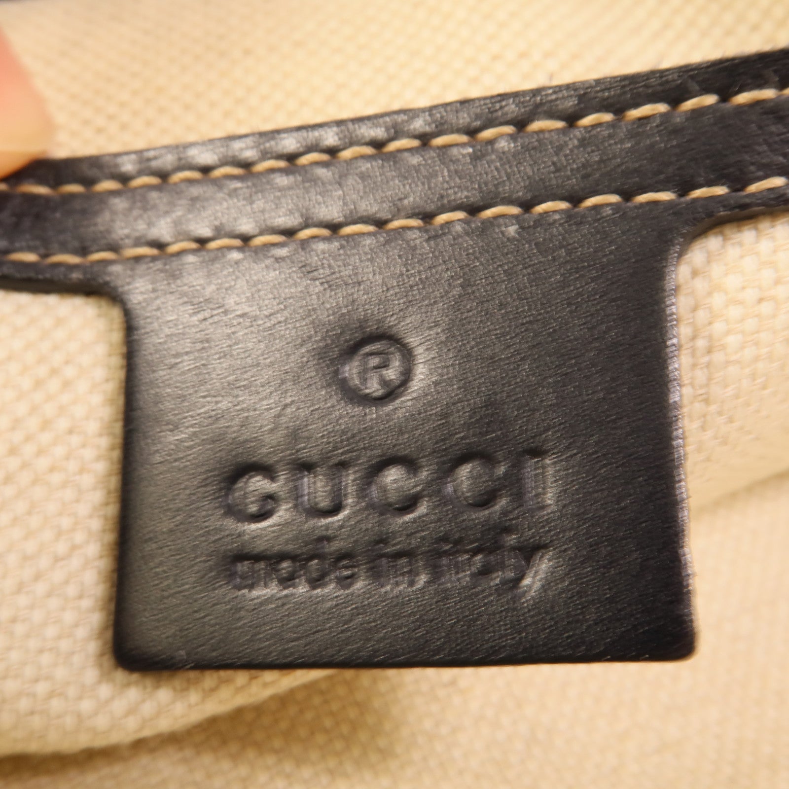 GUCCI 塗層帆布Shoulder Bag肩背袋
