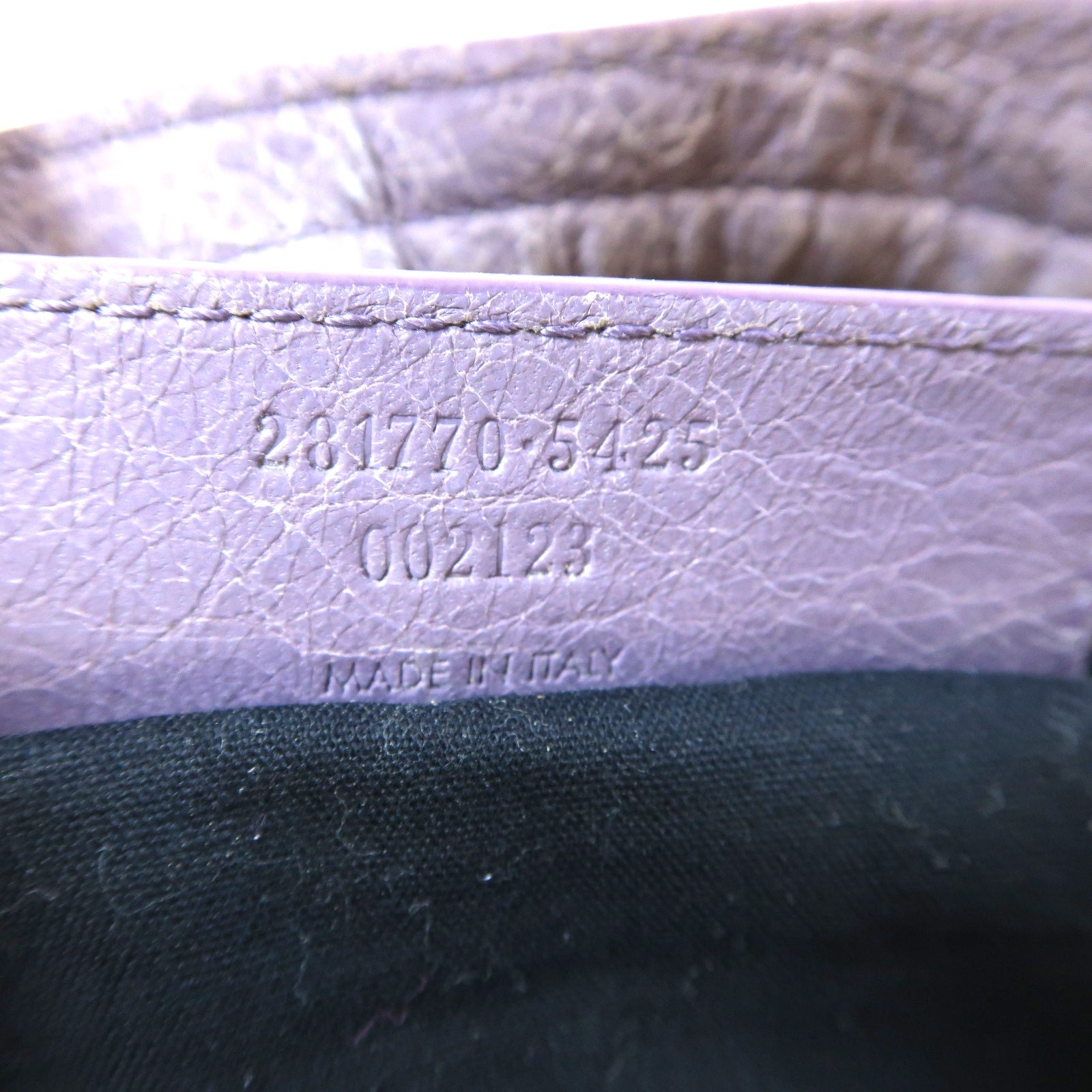 BALENCIAGA 羊皮皮革Giant City Bag金扣手挽肩背兩用袋紫色