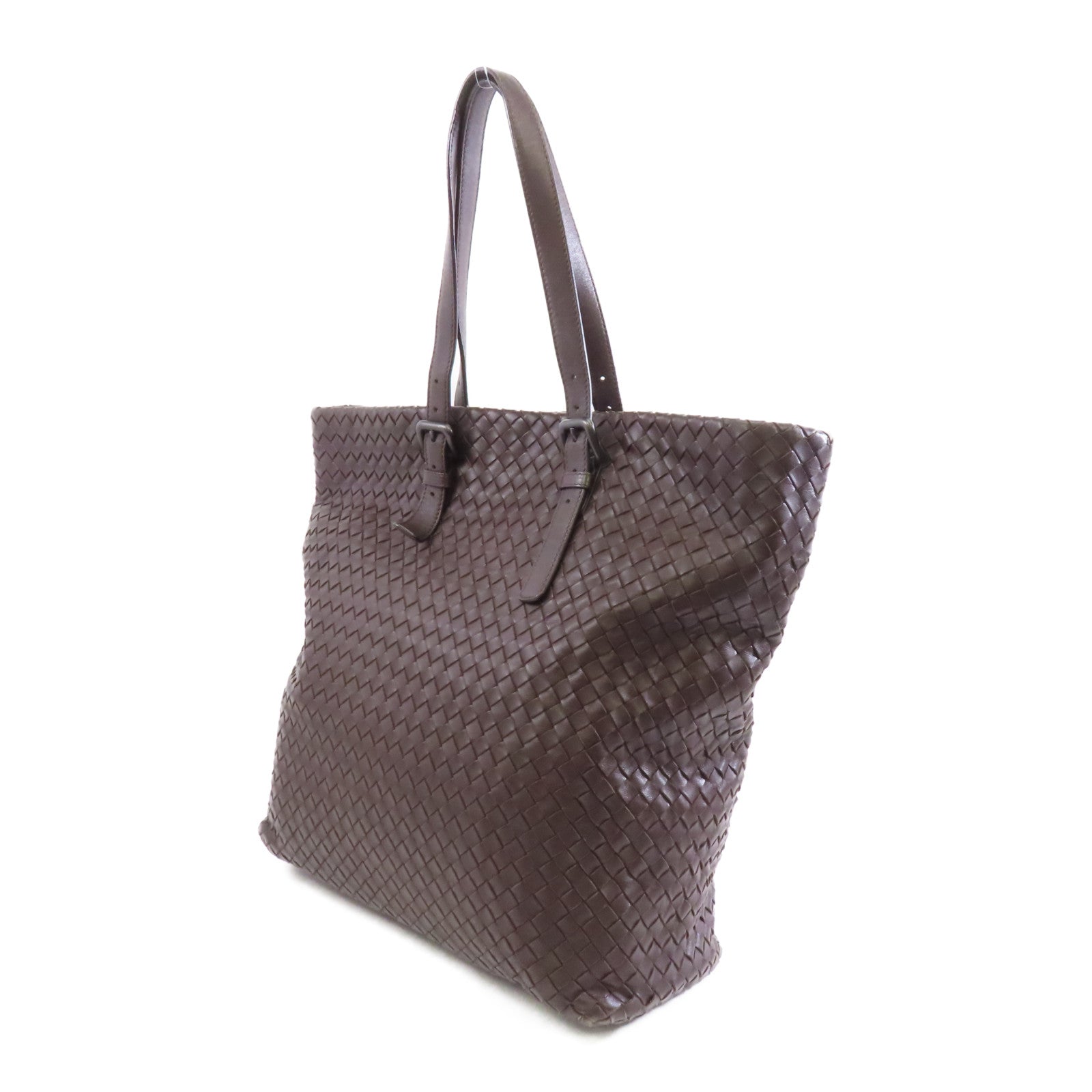 BOTTEGA VENETA 織紋皮革Tote Bag手挽袋棕色