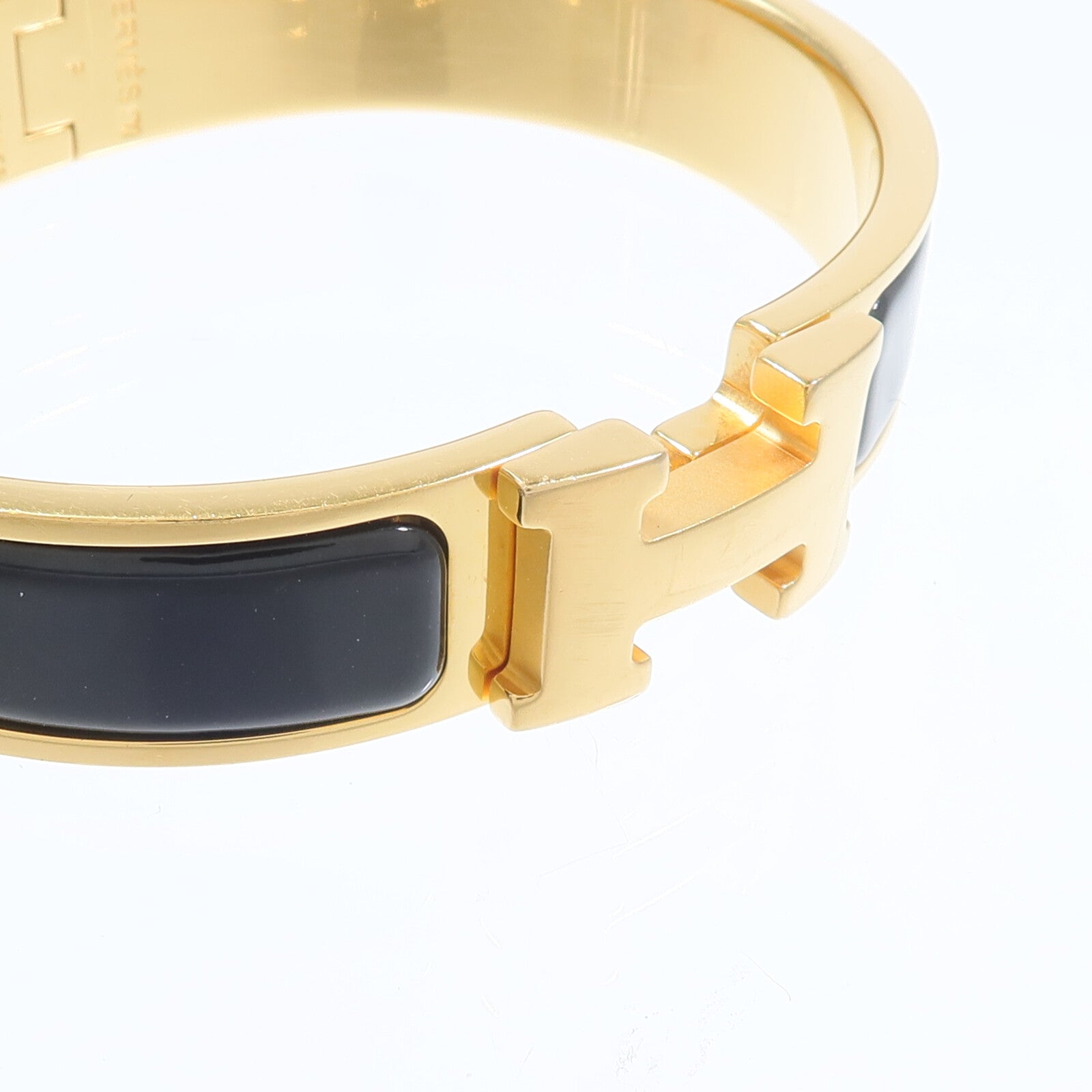 HERMES 琺瑯/金屬Clic H Bracelet手鐲