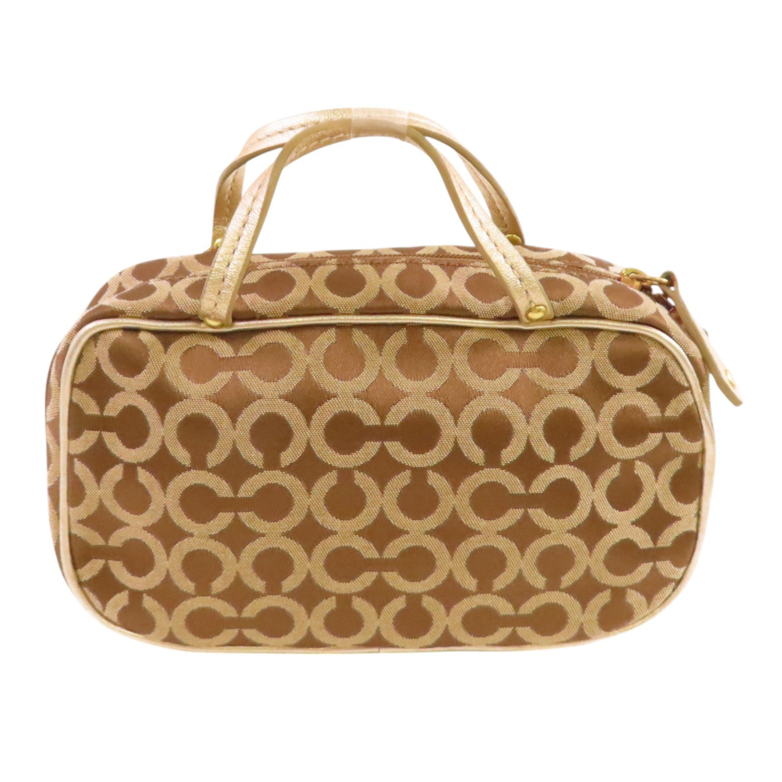 COACH 帆布Hand Bag金扣手挽袋