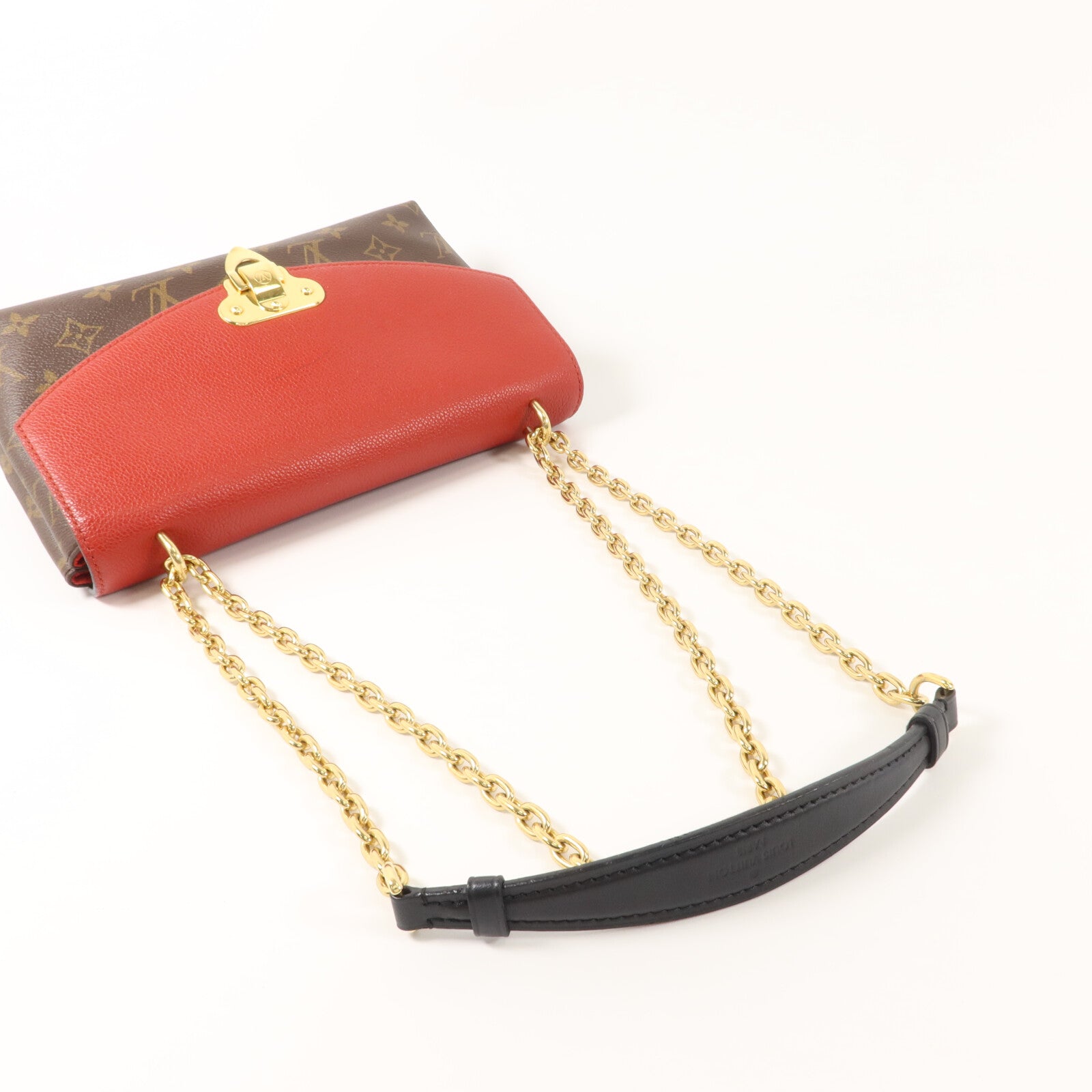 LOUIS VUITTON Monogram Saint Placide金扣肩背袋